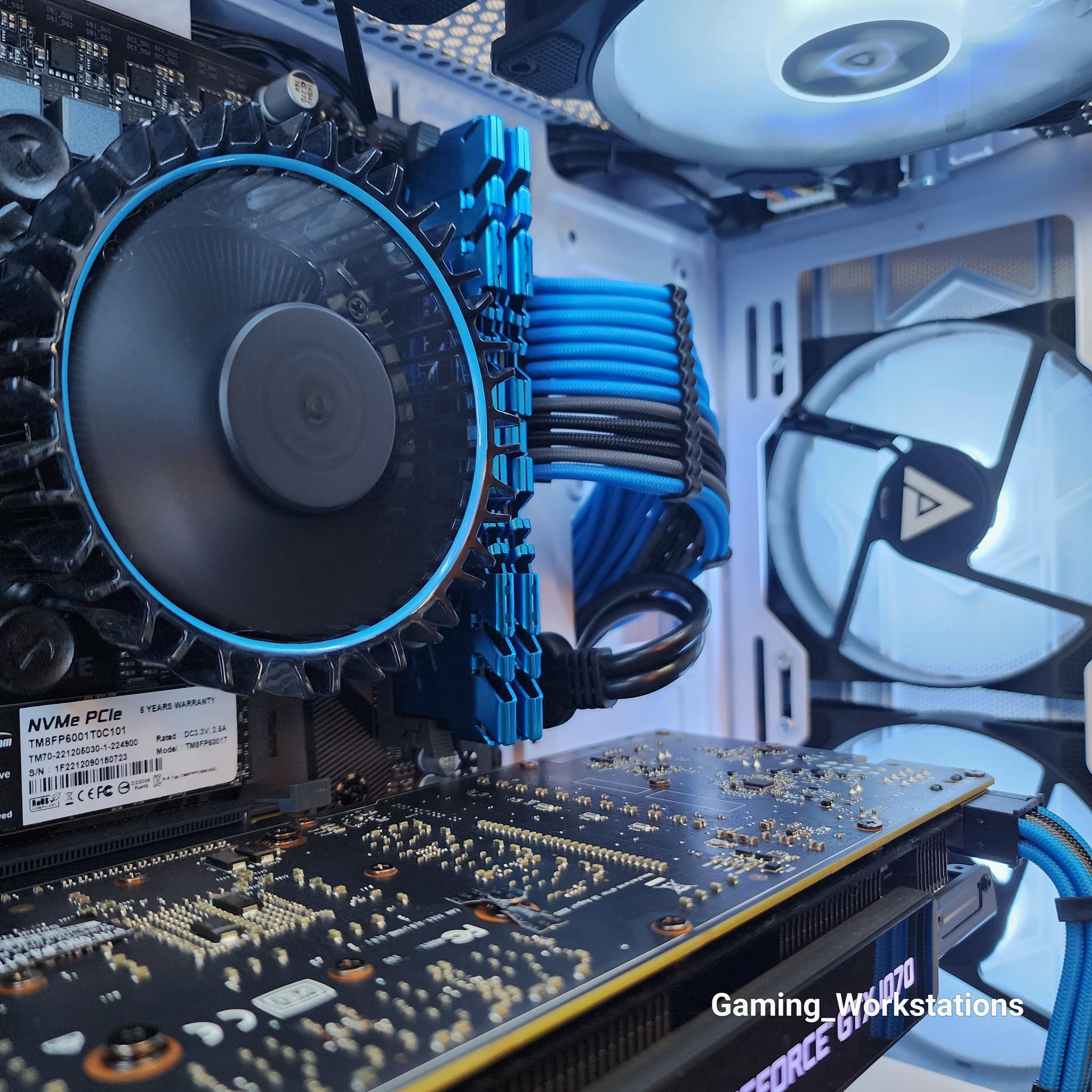 💙🤍💙 Intel Core i3 12100F // GeForce GTX 1070 // G.Skill 16GB 3000MHz