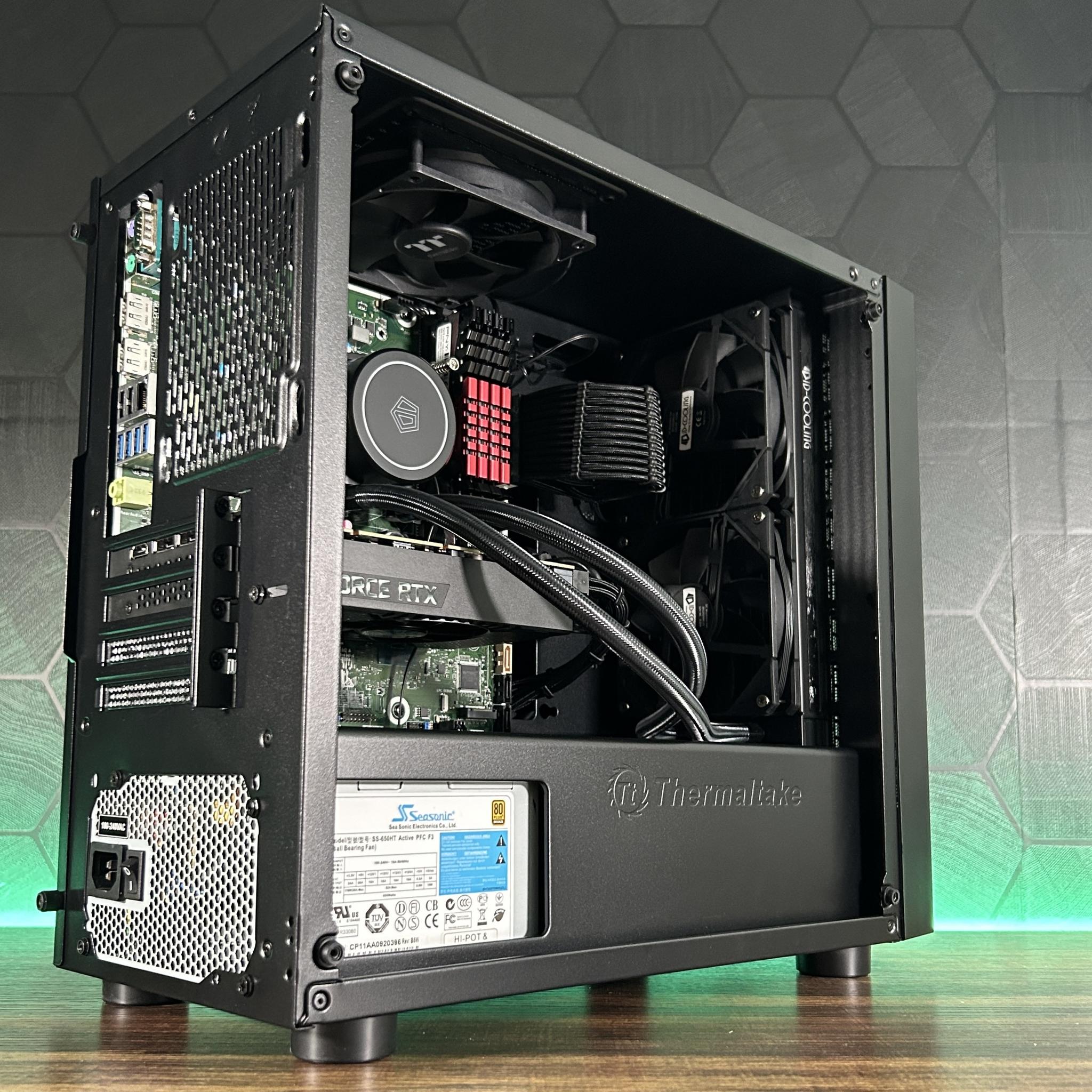 💻USED TECH DEALS💻 RTX 3060 12GB / Intel Core i7 8700 / 240mm AIO / 512GB SSD / 32GB RAM / WIN10