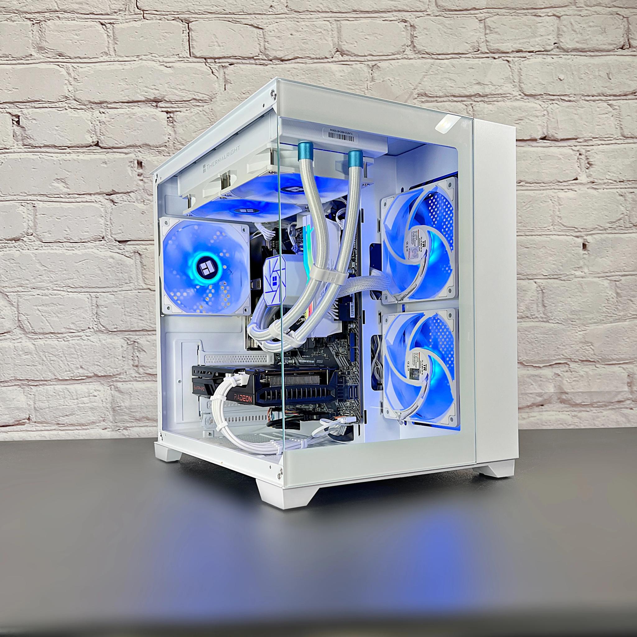 Liquid Cooled Ryzen 5 3600 RX 6600 16GB RAM 1TB M.2  Window 11 Gaming PC