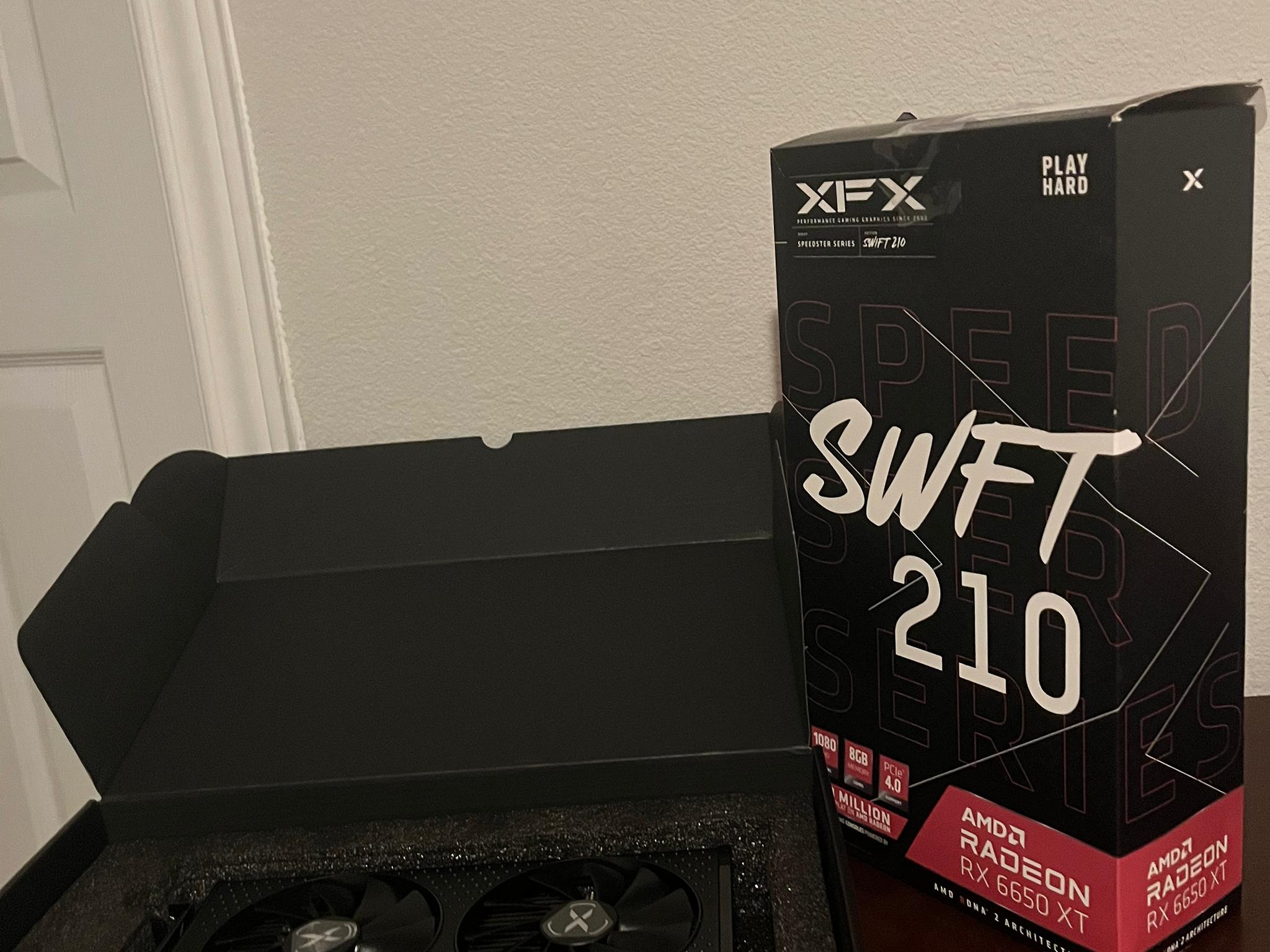 RX 6650XT on sale only used for 1 week