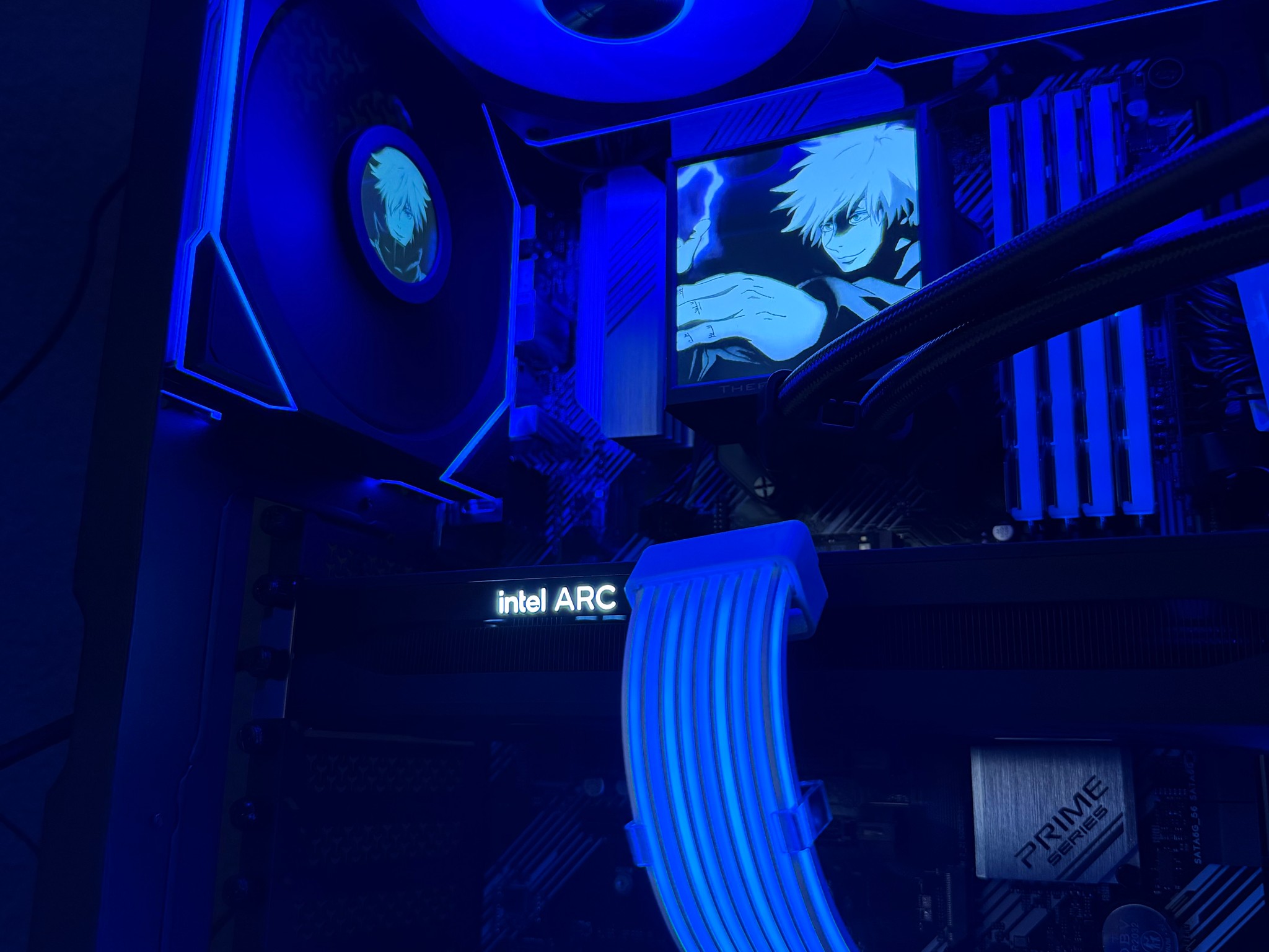 Premium Anime Showcase Gaming PC | Ryzen 5 5600X3D | Arc B580 12GB | 32GB RGB | 1TB Samsung | 360AIO
