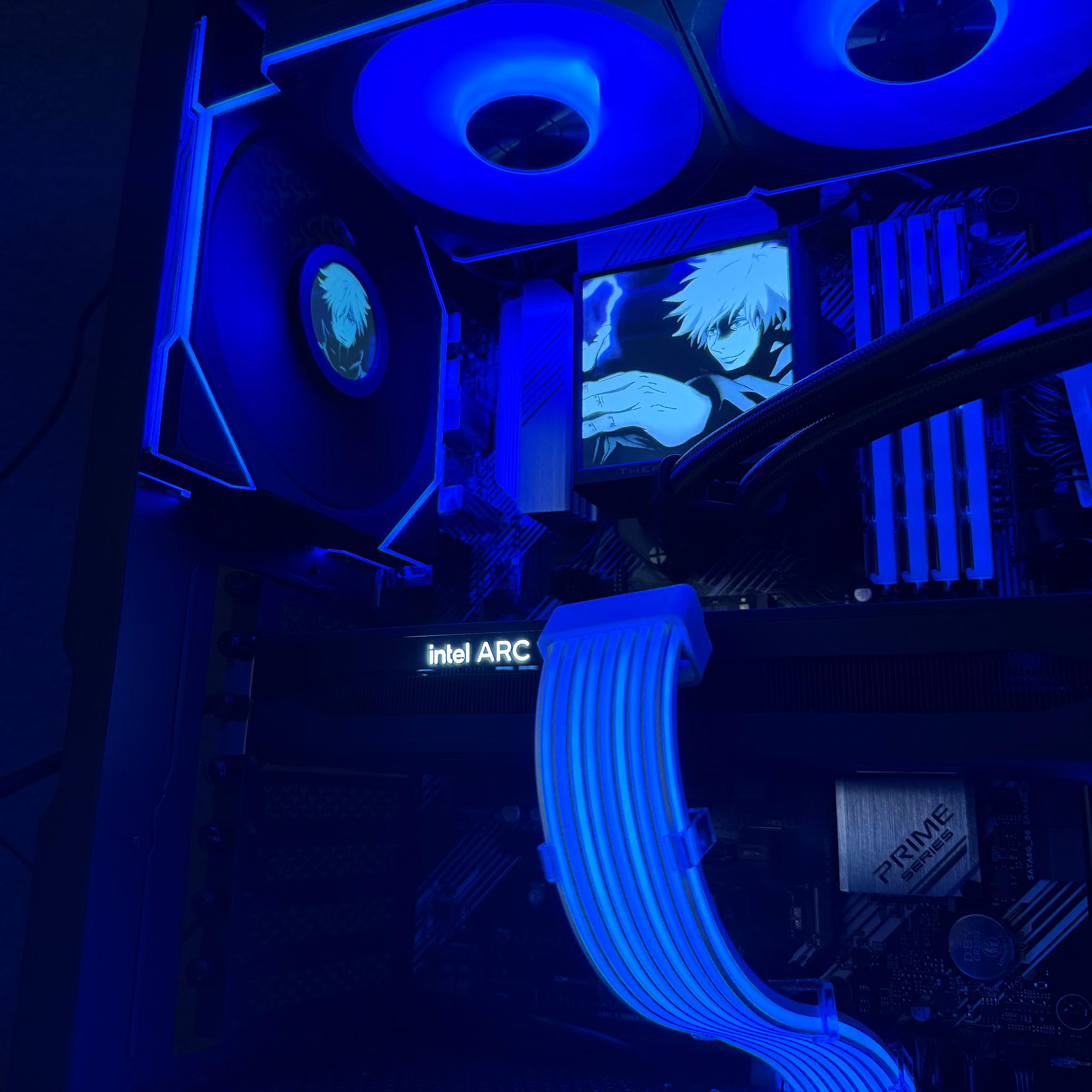 Premium Anime Showcase Gaming PC | Ryzen 5 5600X3D | Arc B580 12GB | 32GB RGB | 1TB Samsung | 360AIO