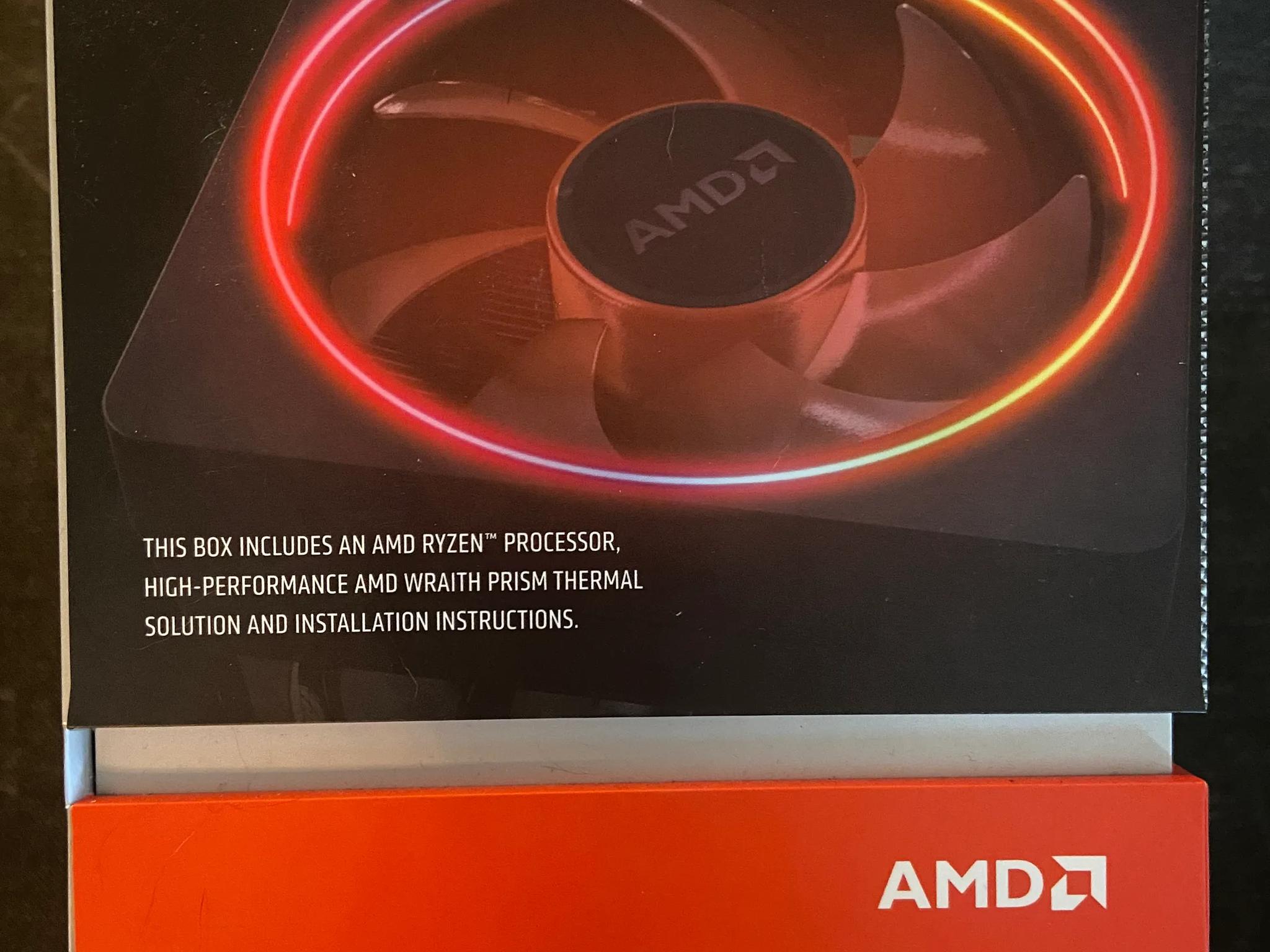 Ryzen 9 3900X 12 Cores AM4 with stock cooler