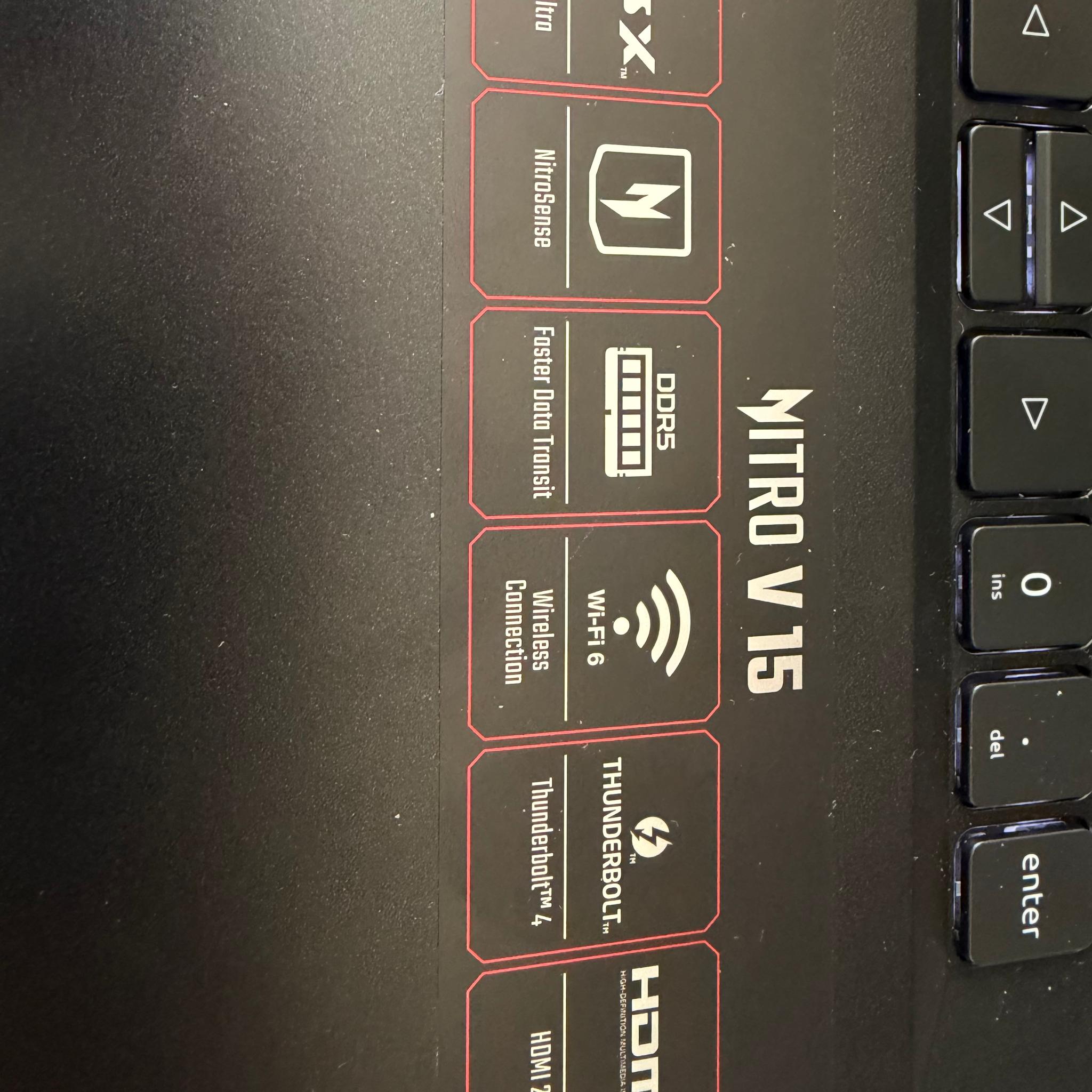 Acer Nitro V 15 Gaming Laptop N23Q22 | i5-13420H | RTX 3050 | 32GB RAM | Win 11 OEM | 1.5TB Storage