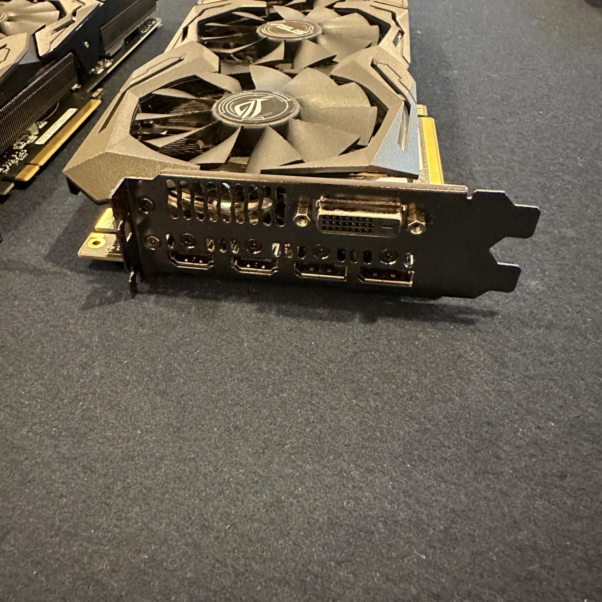 Asus ROG STRIX 1070ti 8gb (x2) SLI with Zotac Bridge