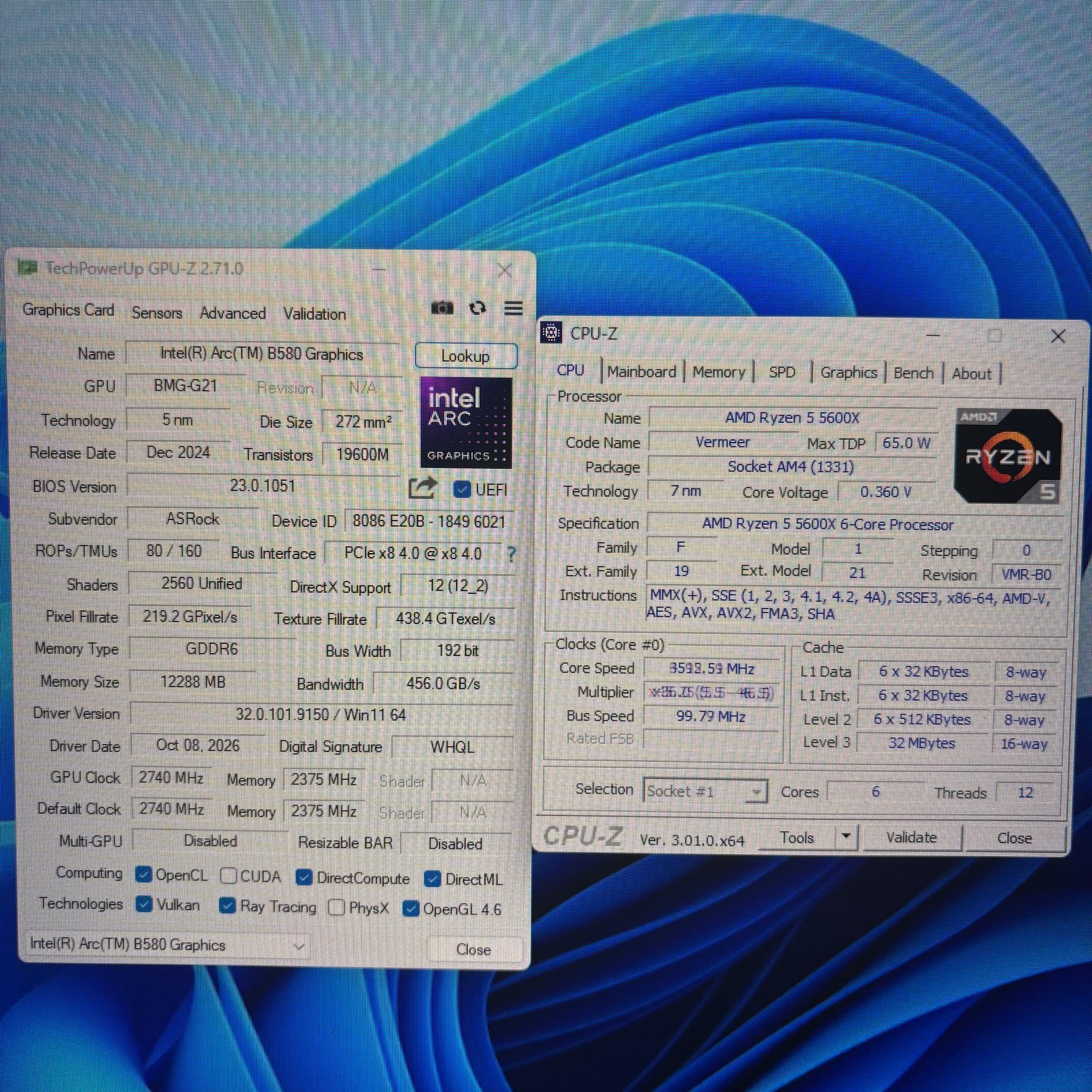 Gundam 1080p & 1440P Gaming PC | Arc B580 12 GB | Ryzen 5 5600X | 100% Set Up & Ready to Play