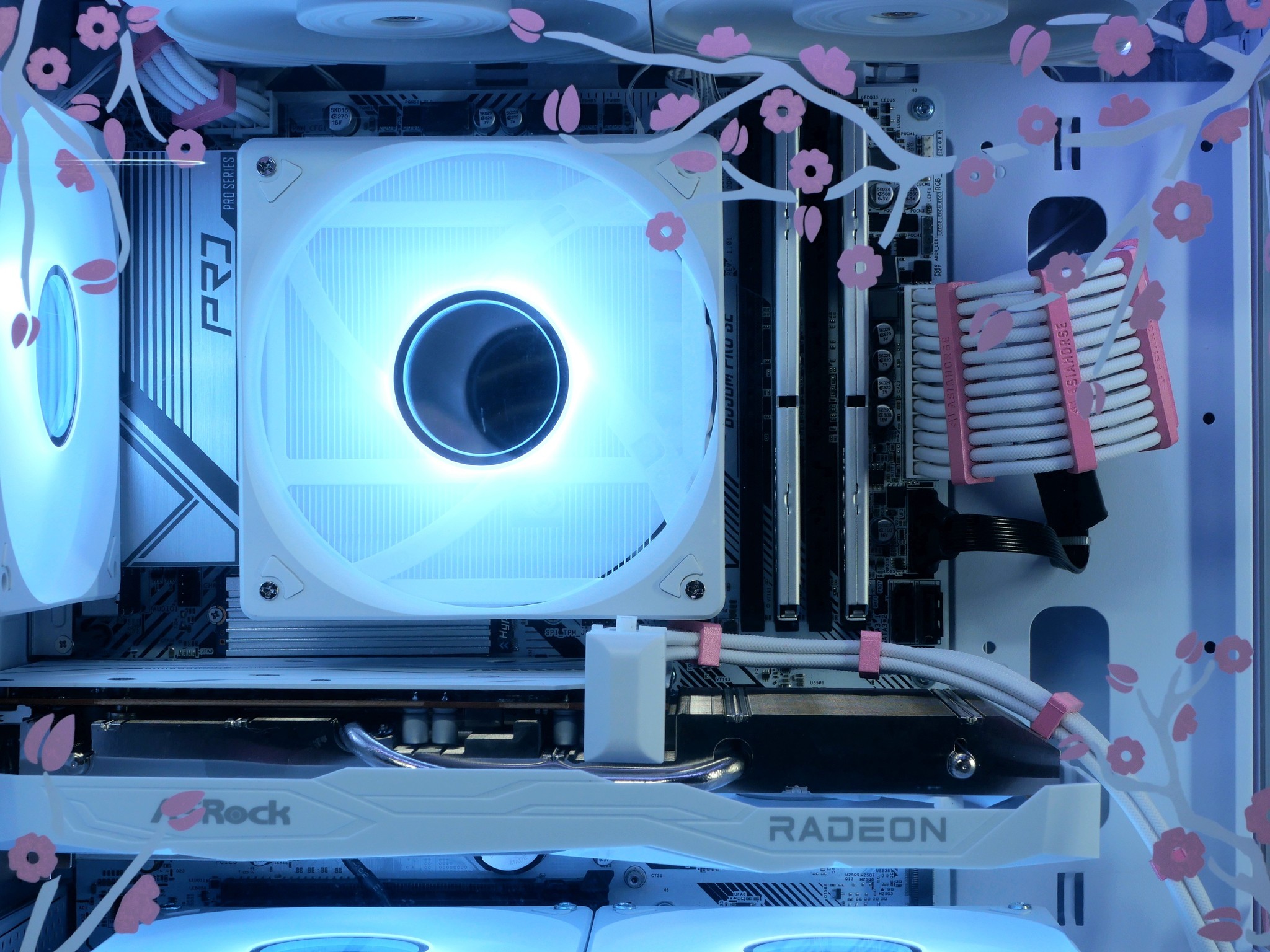 Lil Blossom 🌸|🤍 Ryzen 5600, RX 6600, 32gb ram, 1TB 4.0 nvme
