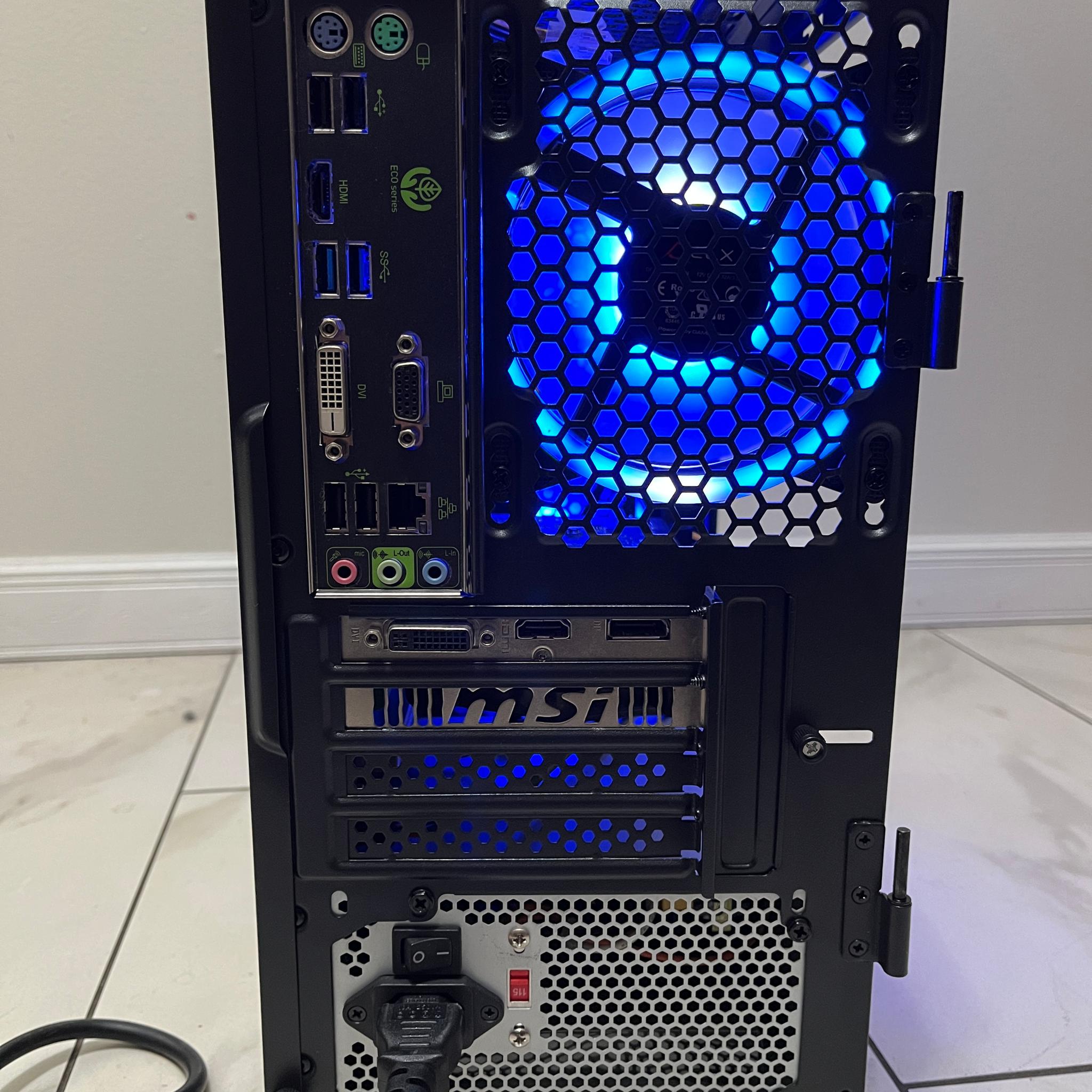 Super Budget Gaming PC - Intel i7-4790, AMD R7 360 2GB, 16GB RAM, 1.1TB Storage, w/ Wi-Fi, BT & RGB