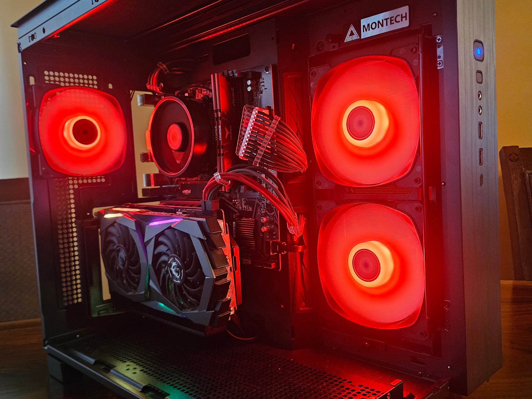 250 FPS in Fortnite | Red and Black Theme | GTX 1660 Super | Ryzen 5 5500 | 16 GB DDR4|