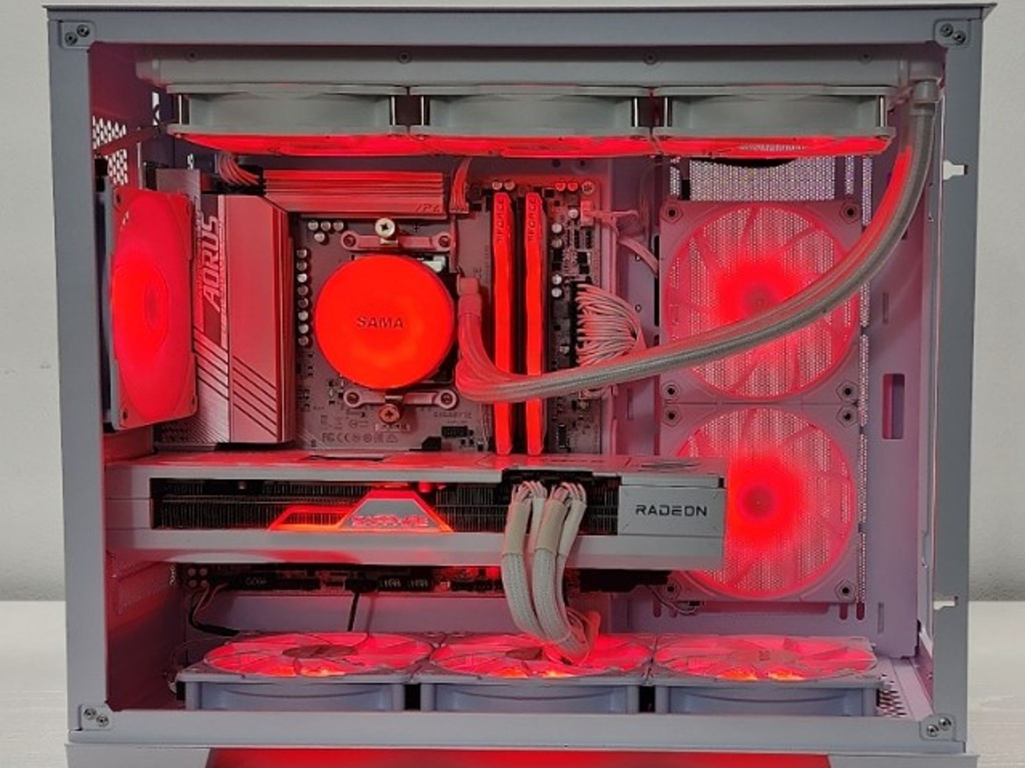 WHITE ALL AMD 1440P/4K GAMING PC - READ DESCRIPTION!!!