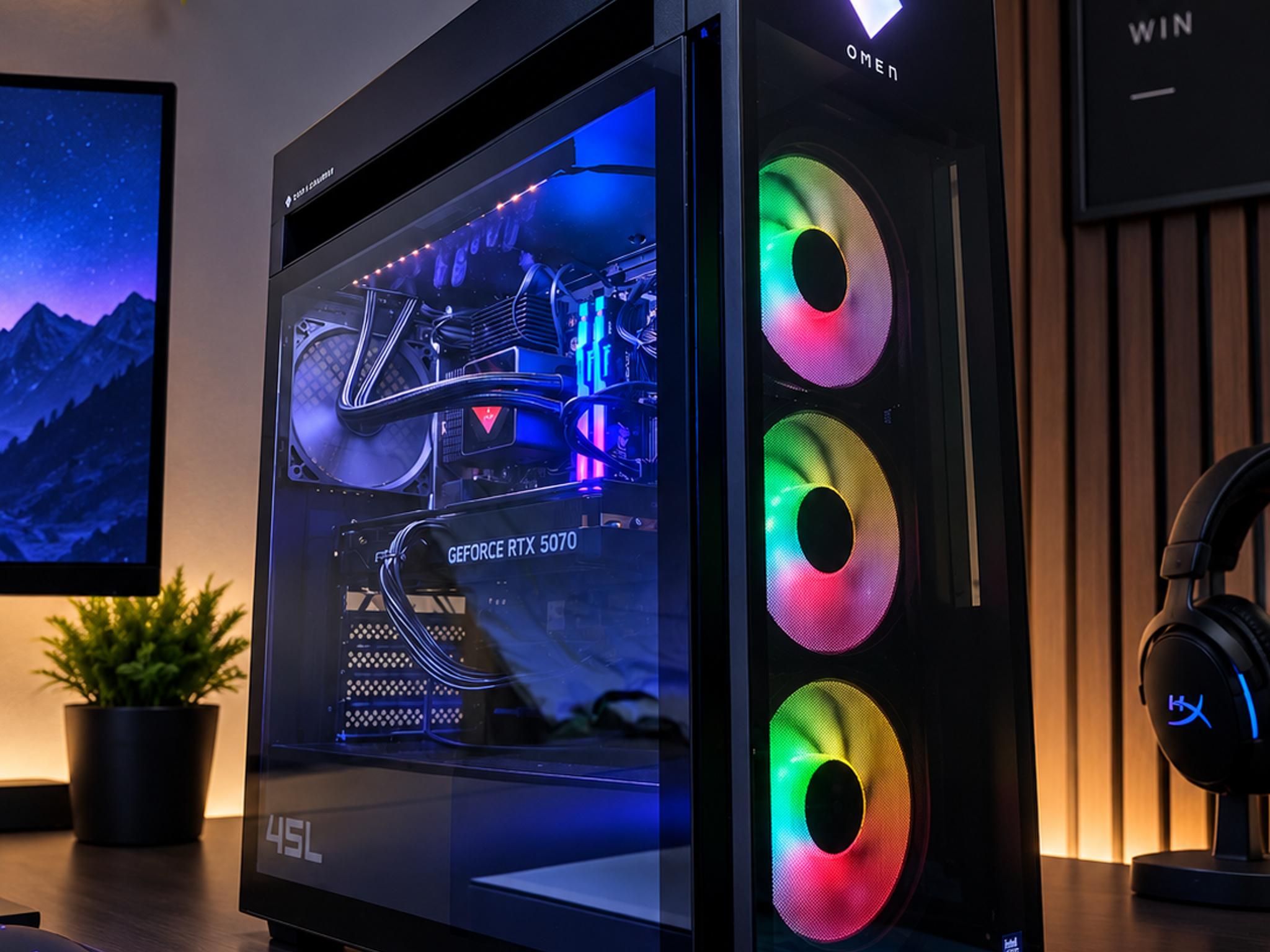 HP Omen 45L • RTX 5070 • Intel Core Ultra 5 250K • 1TB M.2 • DDR5 • Win 11 Pro • 360MM AIO