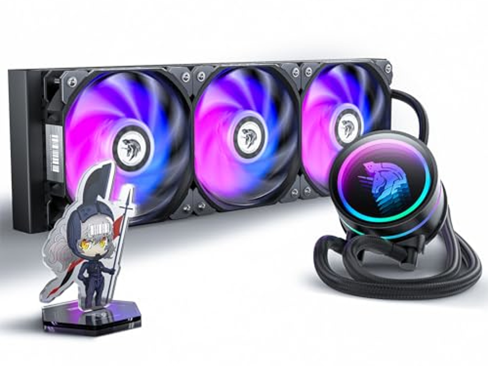 The Wandering Knight W360 AIO CPU Liquid Cooler (Black)