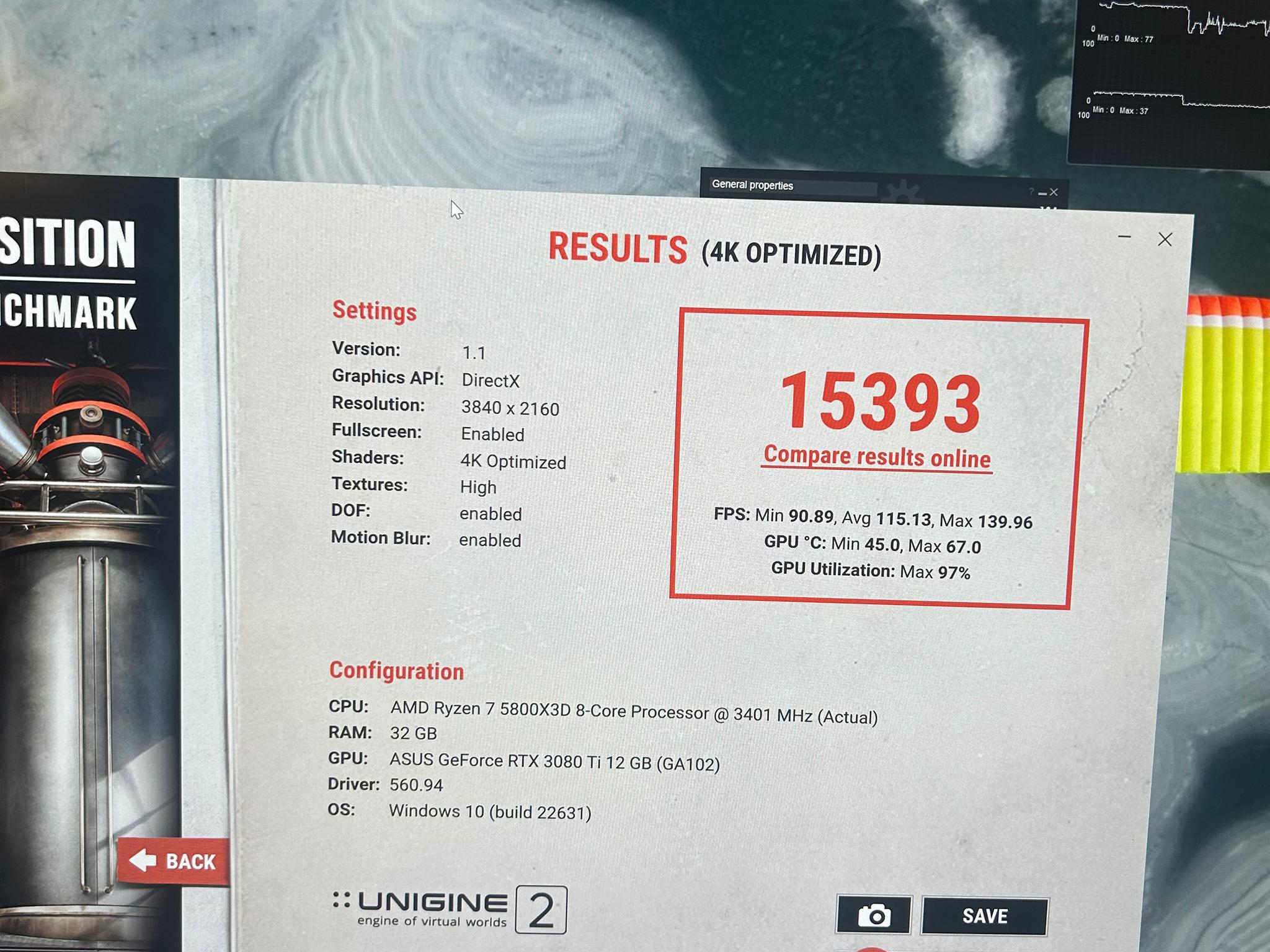 RTX 3080 Ti Asus TUF Gaming