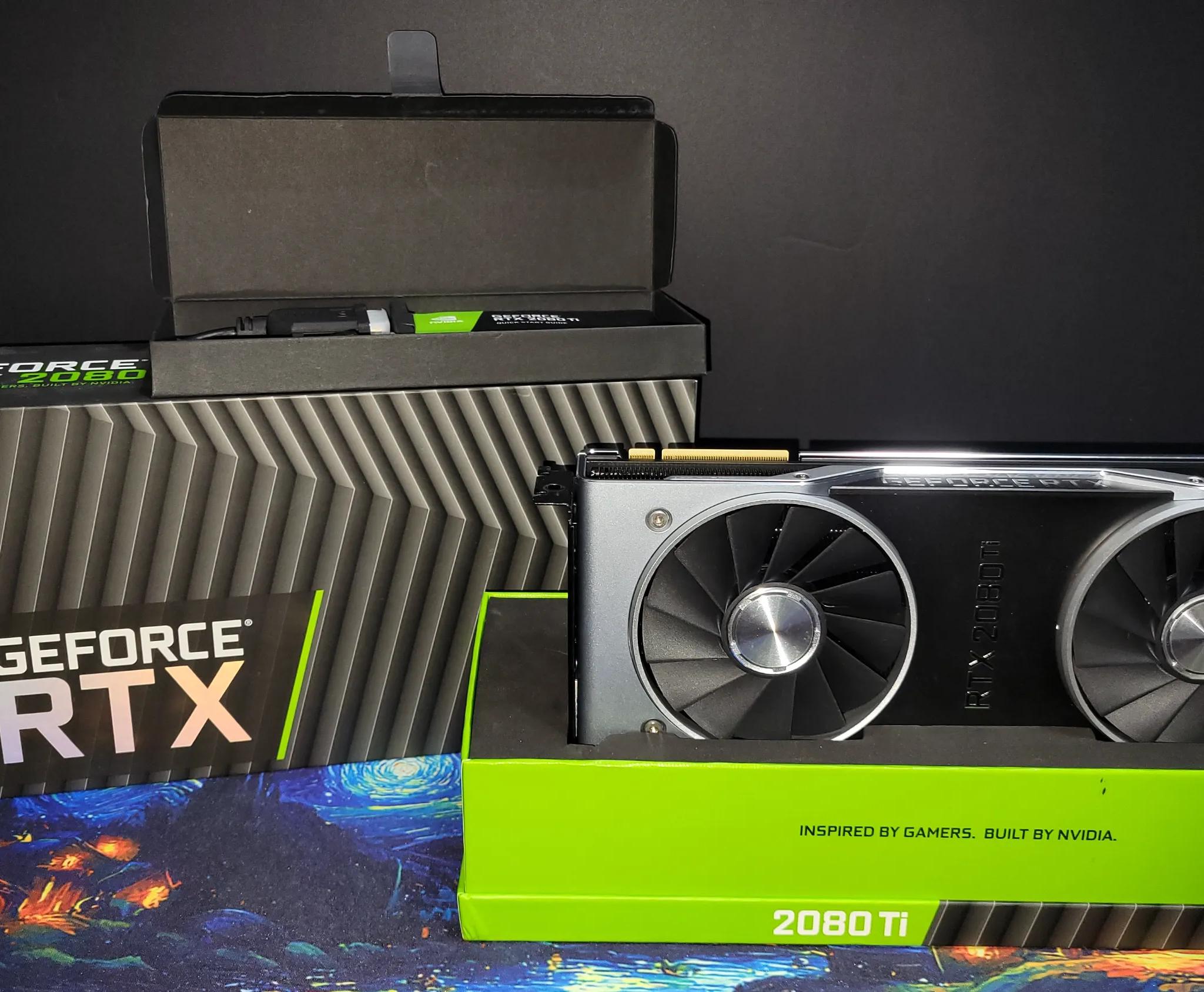 👽💥NVIDIA GeForce RTX 11GB 2080 Ti Founders Edition – Like New! Fully Cleaned & Repasted!💥👽
