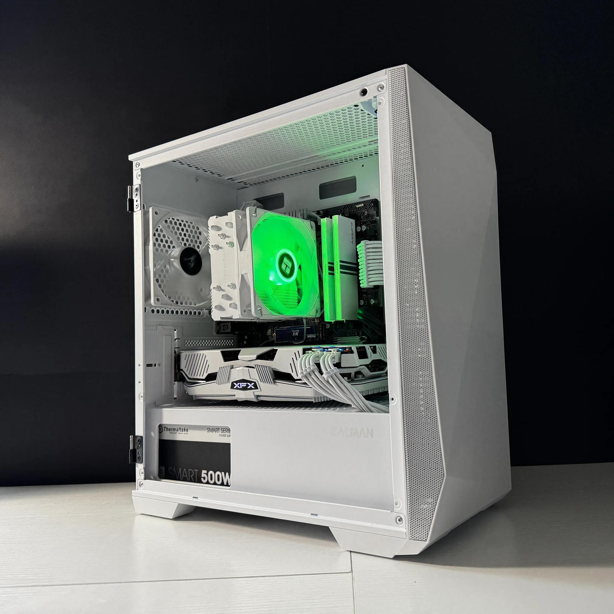 🧊GLACIER🧊 Gaming PC | AMD Ryzen 5 3600 | 16GB | RX 5700 XT | 1TB SSD | Win11 PRO | WiFi