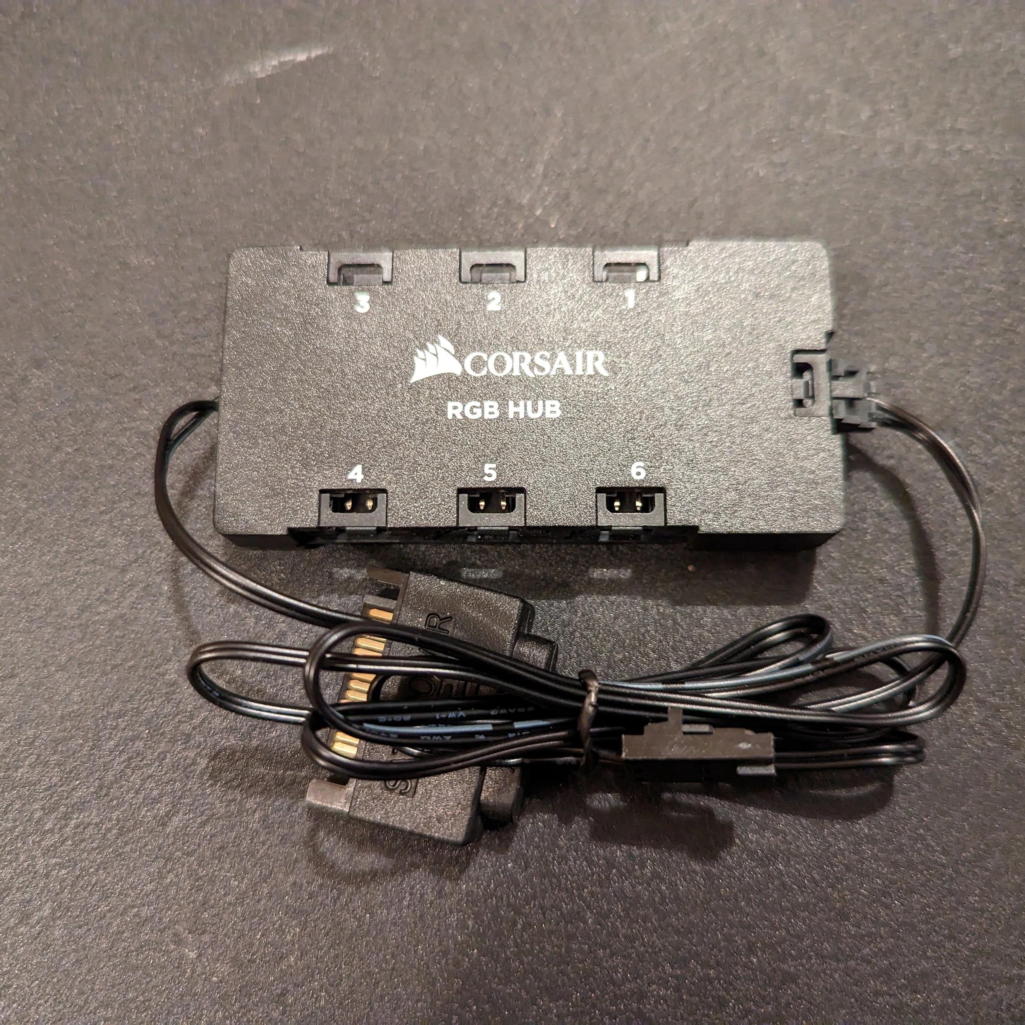 2 x Corsair LL120 RGB 120mm White RGB LED PWM Fans
