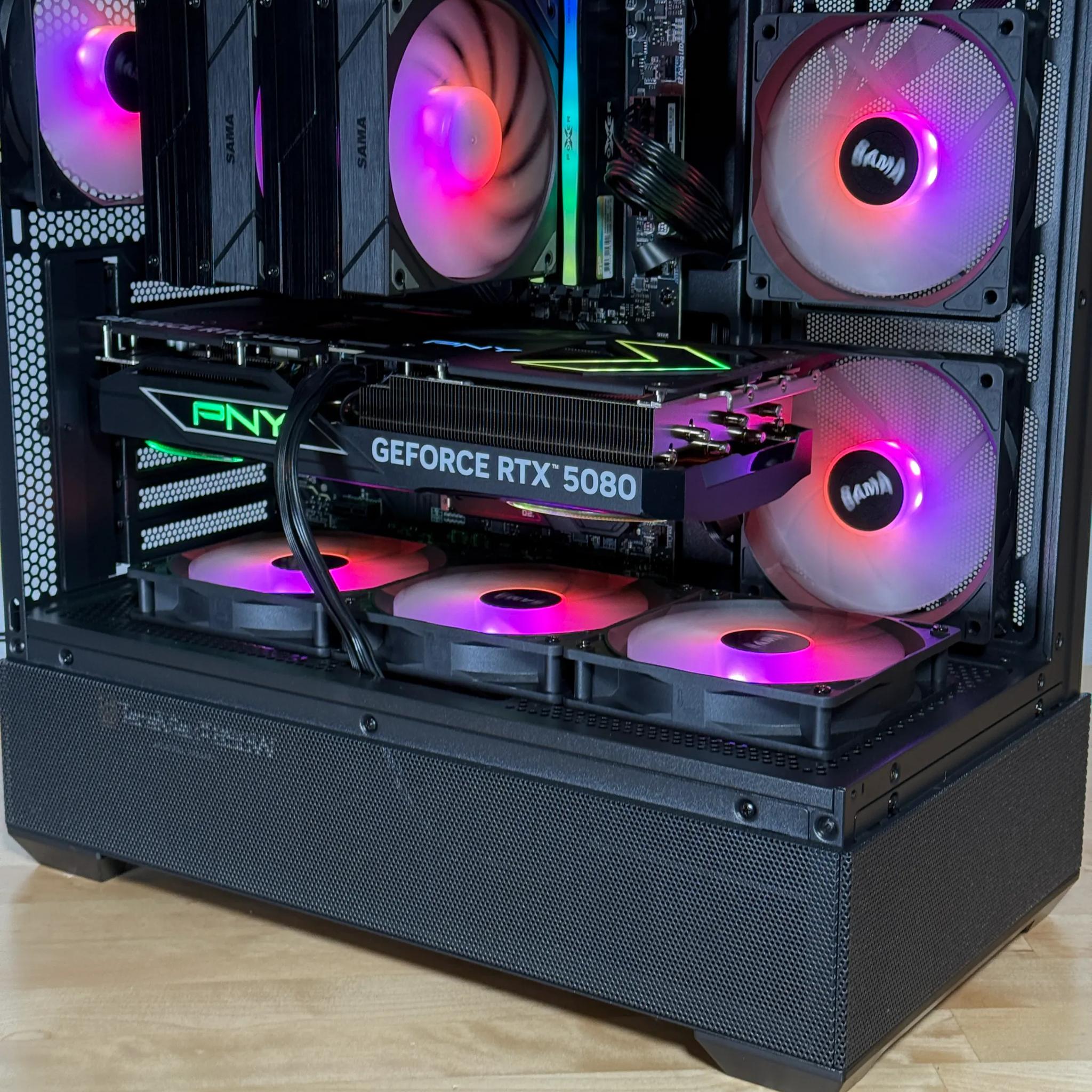 RTX 5080 Ryzen 9800X3D 64GB DDR5 4TB NVME GAMING PC