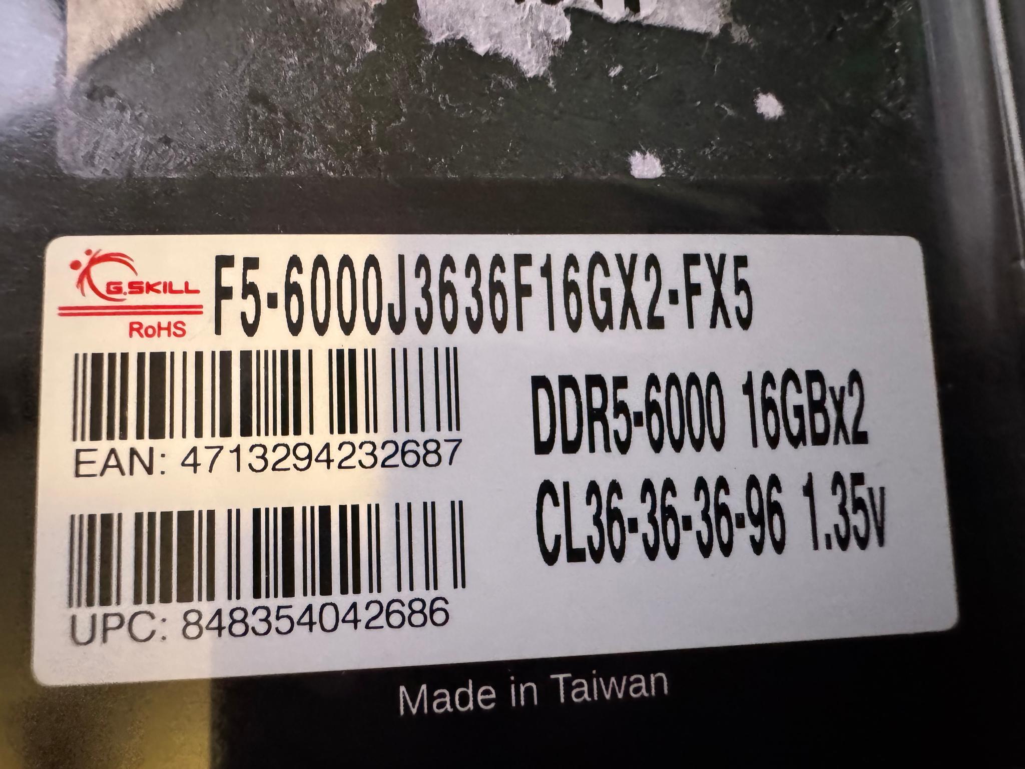 G.Skill FLare X5 DDR 5 32GB