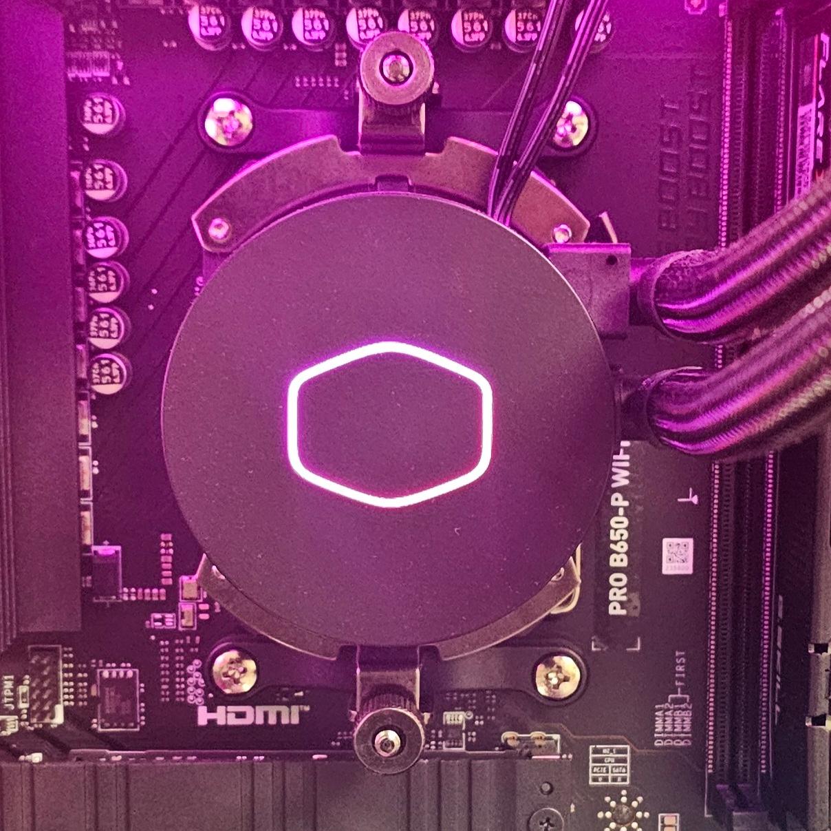 360mm AIO Cooler Master RGB CPU Liquid Cooler for AMD AM5