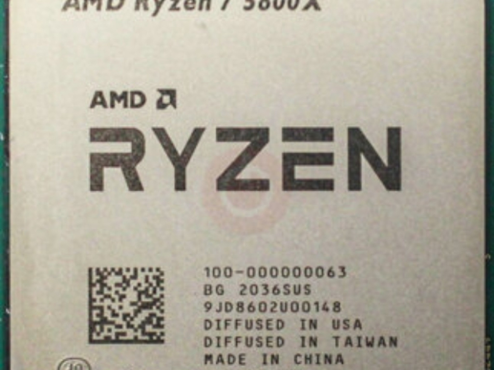 AMD Ryzen 7 5800x