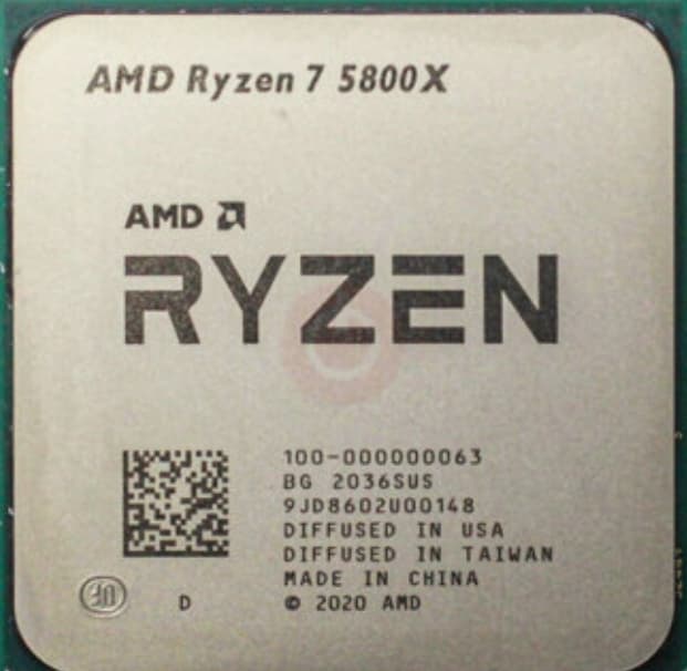 AMD Ryzen 7 5800x