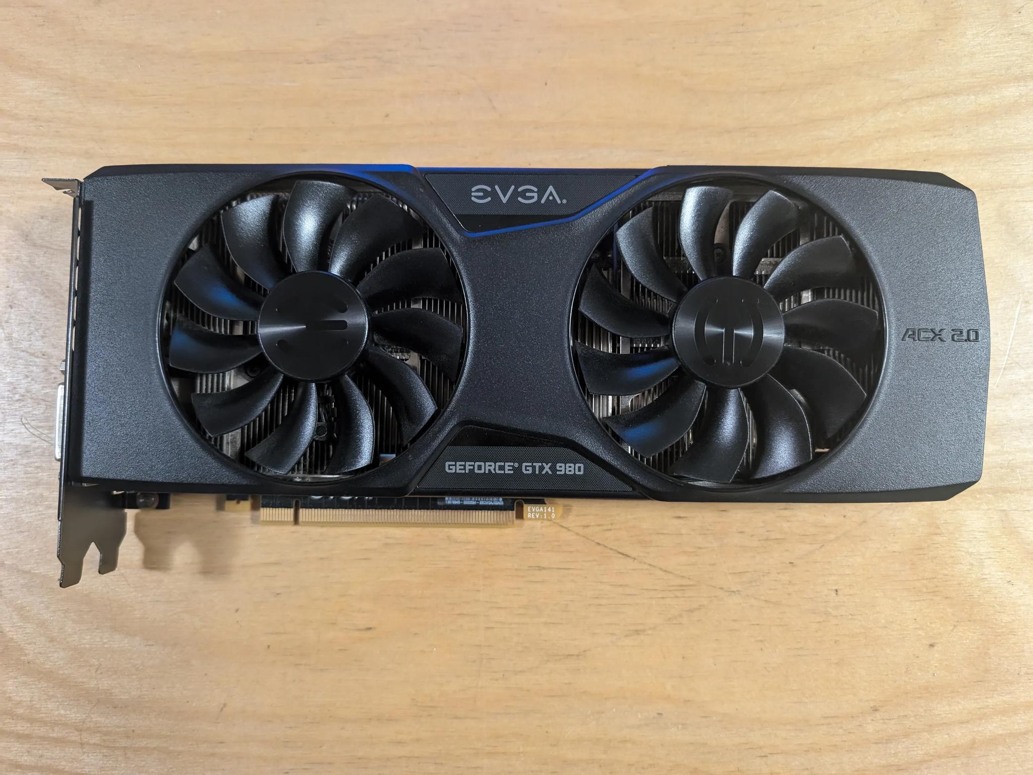 EVGA Nvidia GTX 980 SC 4GB graphics card