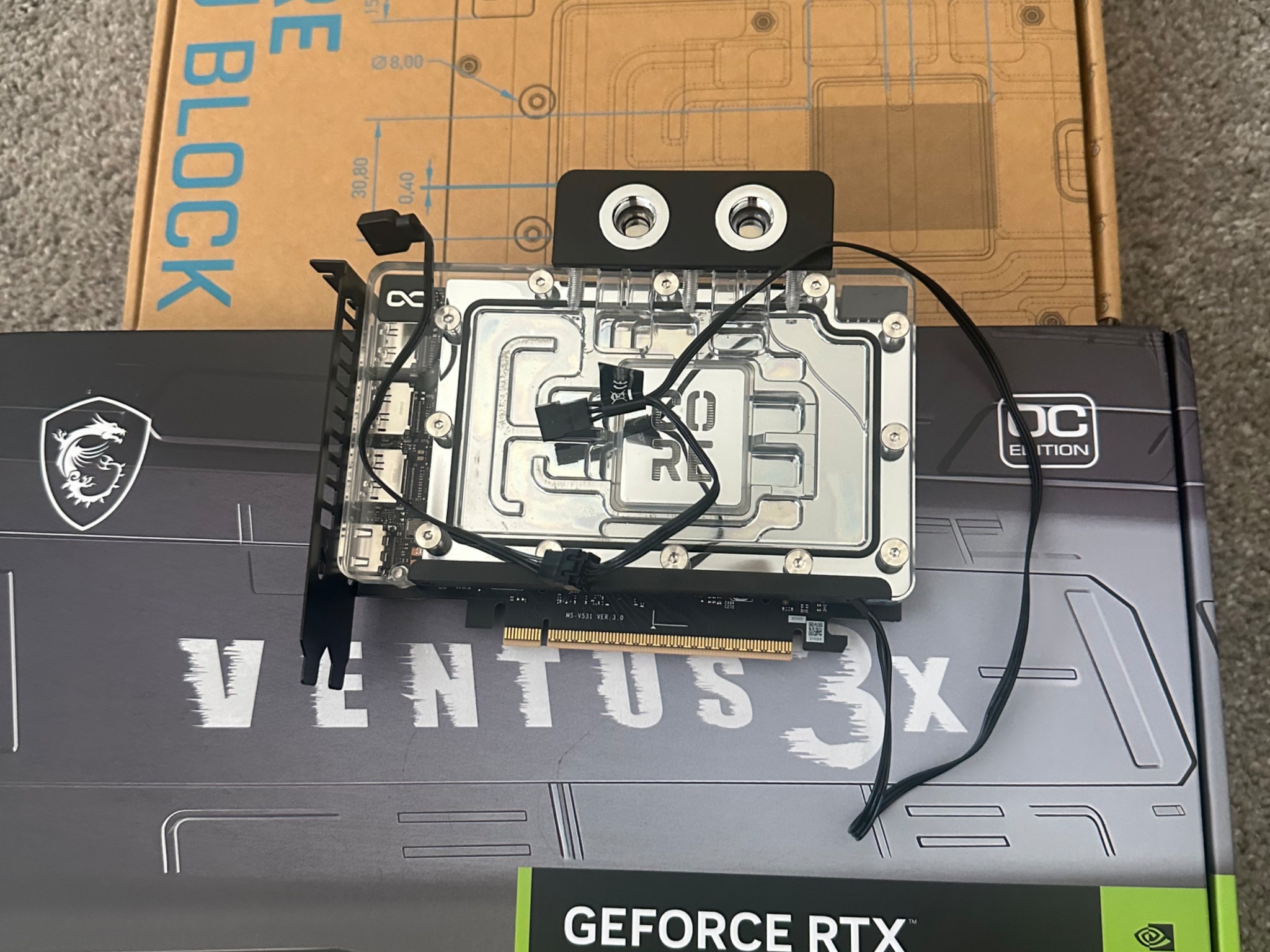 5080 MSI Ventus w/ alphacool waterblock