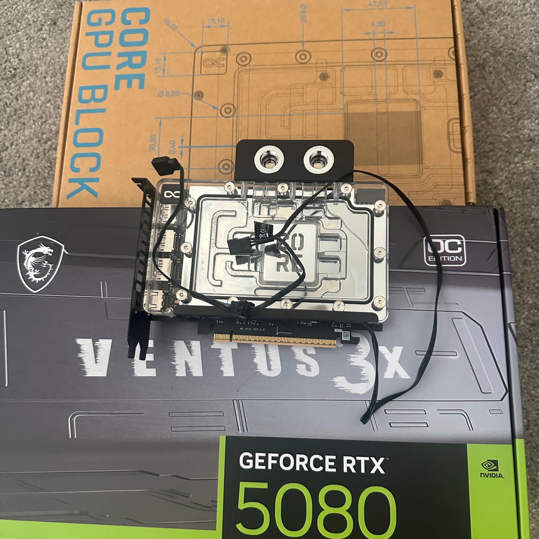 5080 MSI Ventus w/ alphacool waterblock