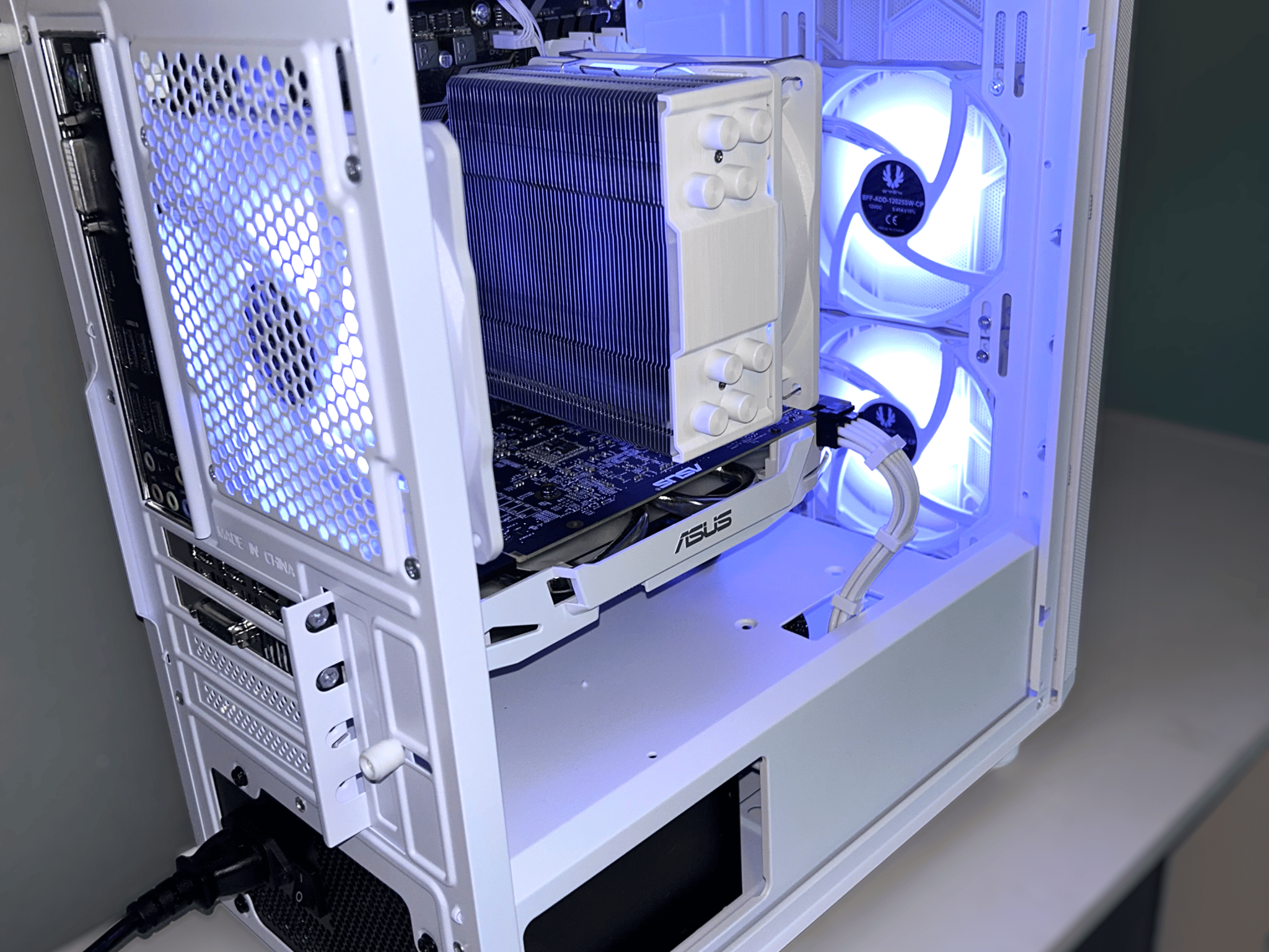 Custom White Gaming PC | GTX 1070 8Gb + Ryzen 5 2600