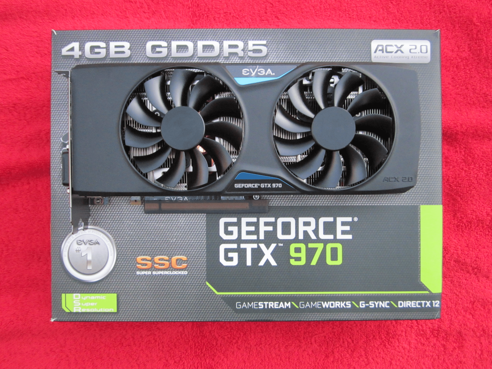 CLEAN! EVGA GTX 970 4Gb SSC Video Card