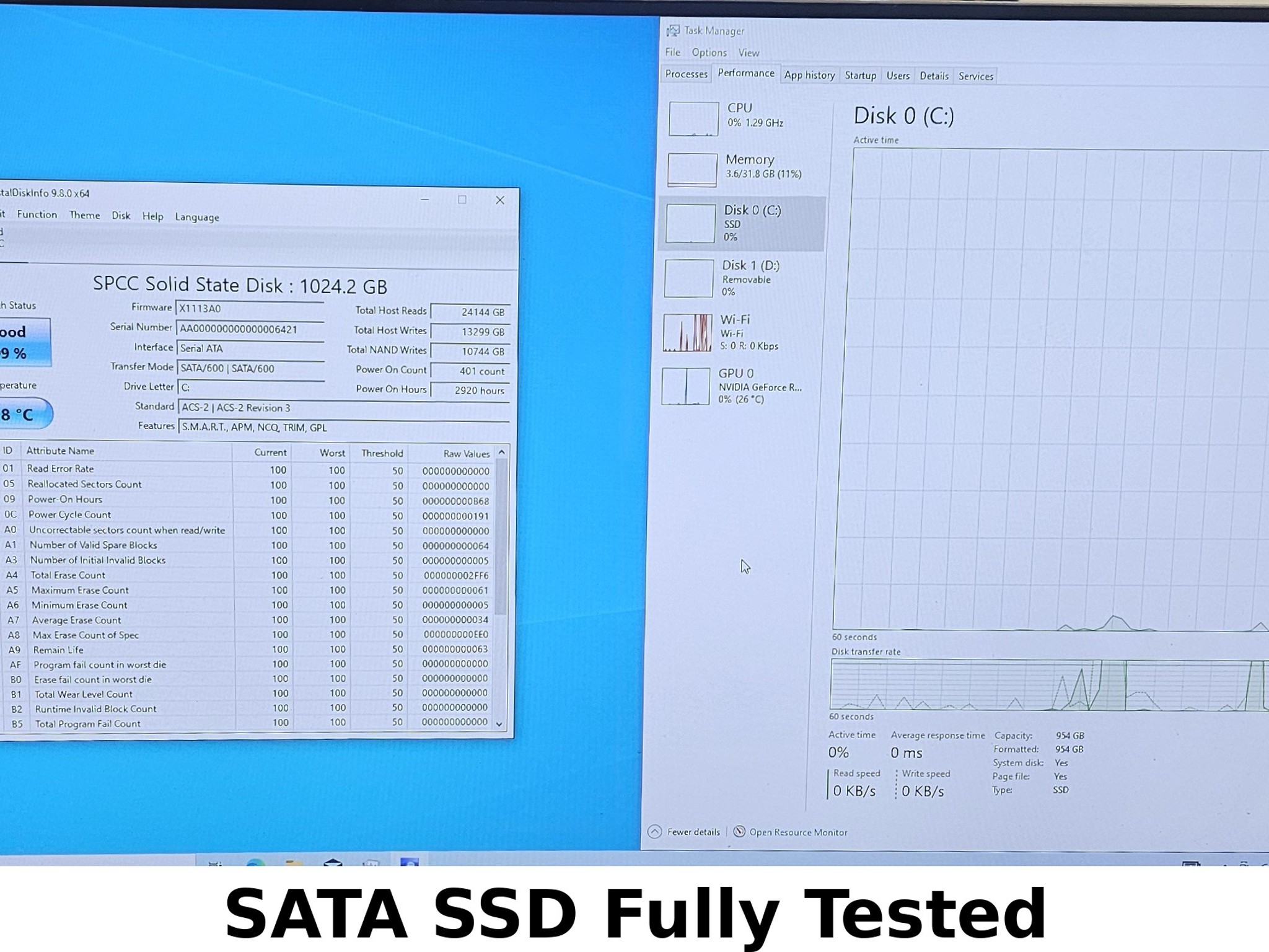1TB 2.5" SATA SSD SP A55