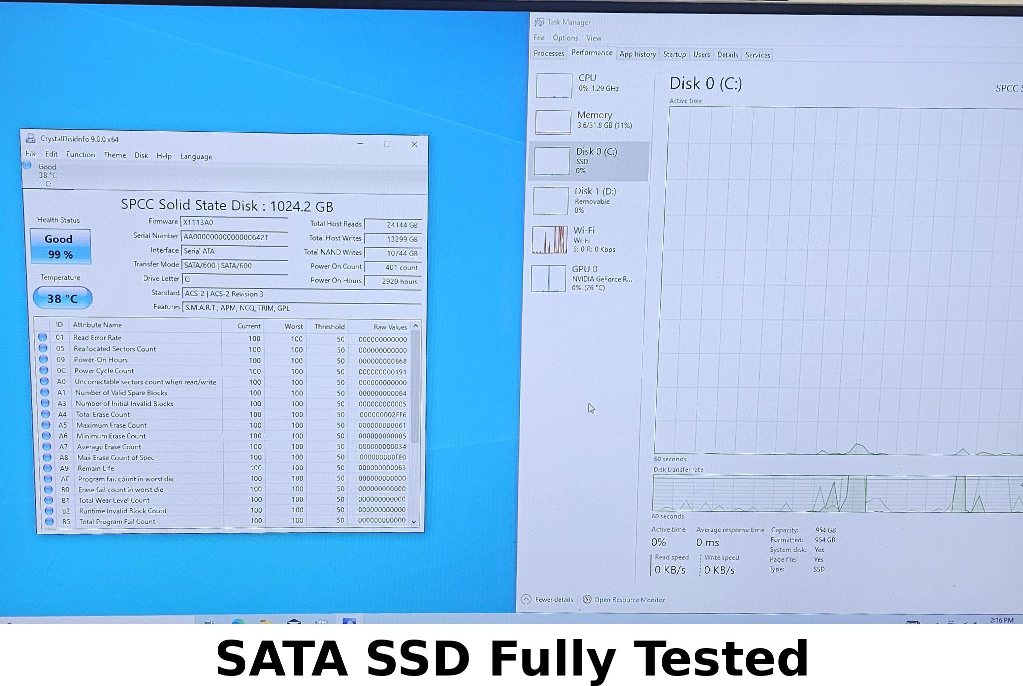 1TB 2.5" SATA SSD SP A55