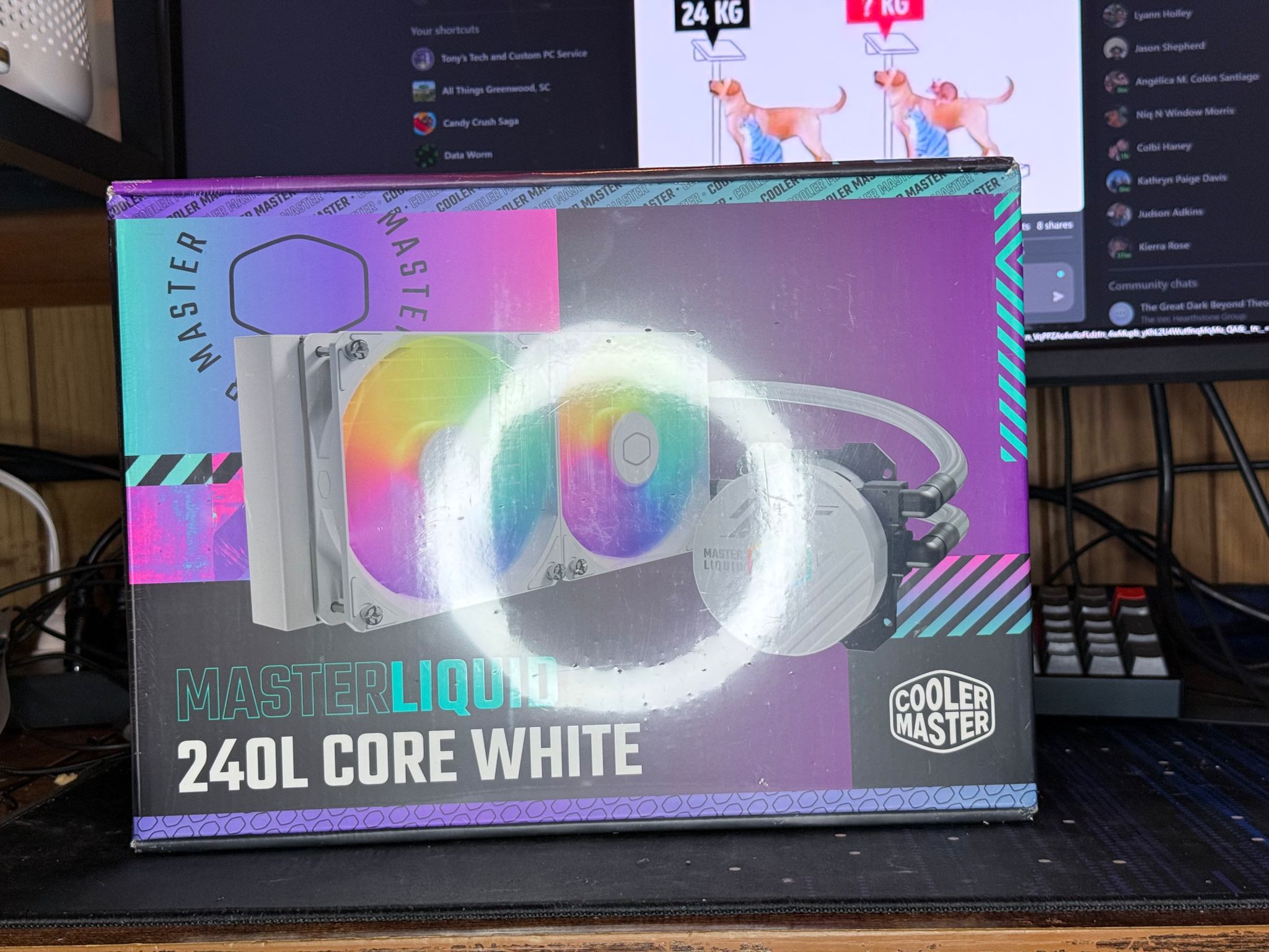BNIB Cooler Master 240L Core 240mm White AIO Cooler