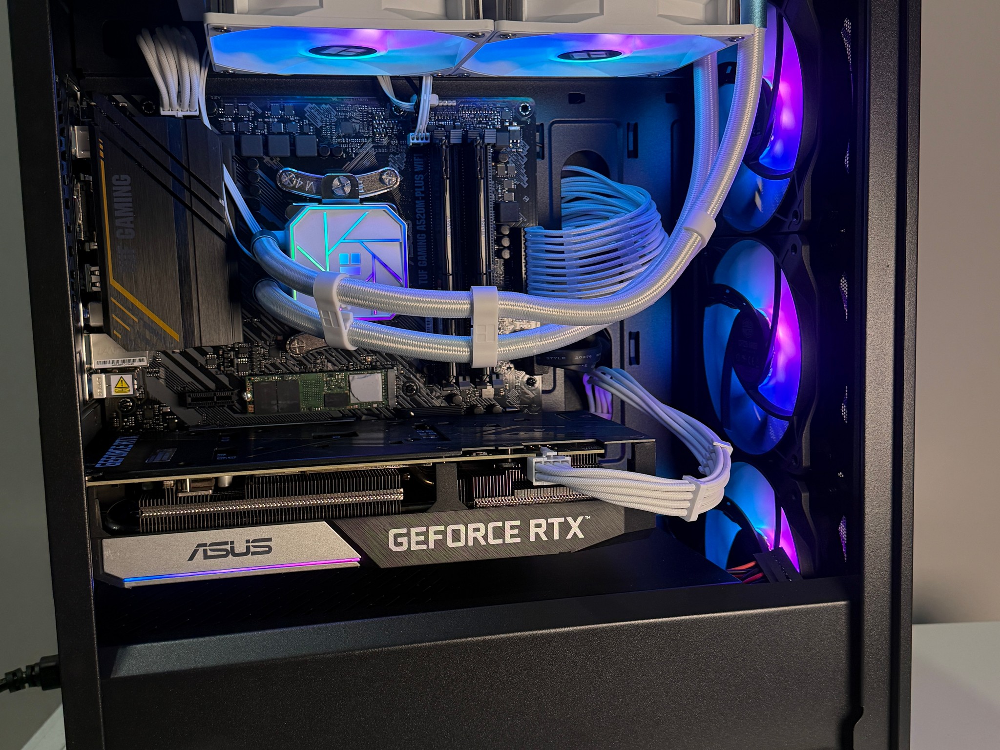 1440p High FPS White🔸RTX 3060ti🔸16gb Memory | 240mm Liquid Cooled AIO