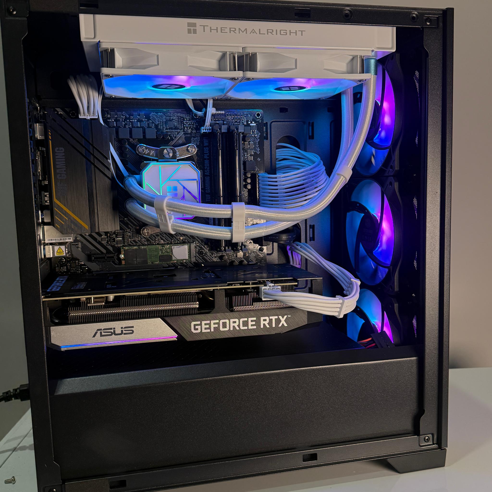 1440p High FPS White🔸RTX 3060ti🔸16gb Memory | 240mm Liquid Cooled AIO