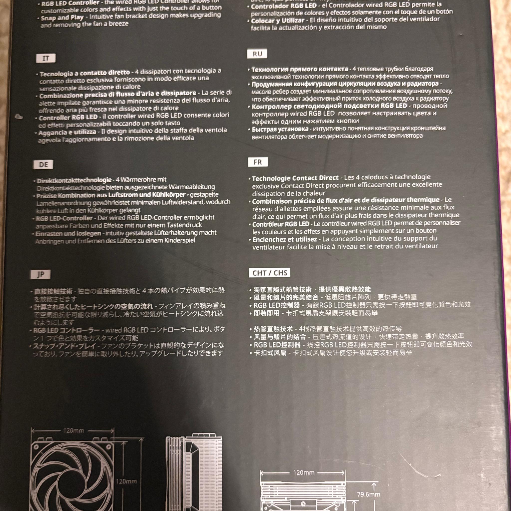 Cooler Master Hyper 212 RGB Black Edition