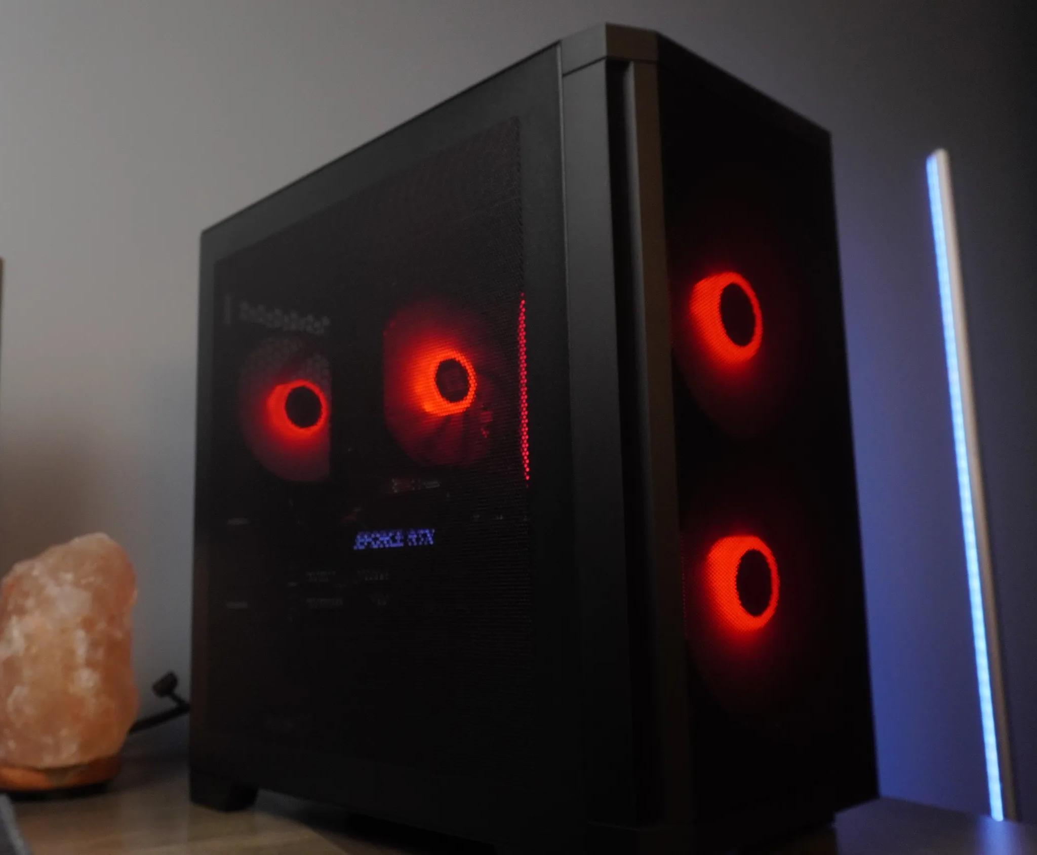 🖤 STEALTH 🖤 AM5 1440p/1080p GAMING MACHINE 💚RTX 3060ti 🧡 Ryzen 5 8400f | 32GB | 1TB | WIFI
