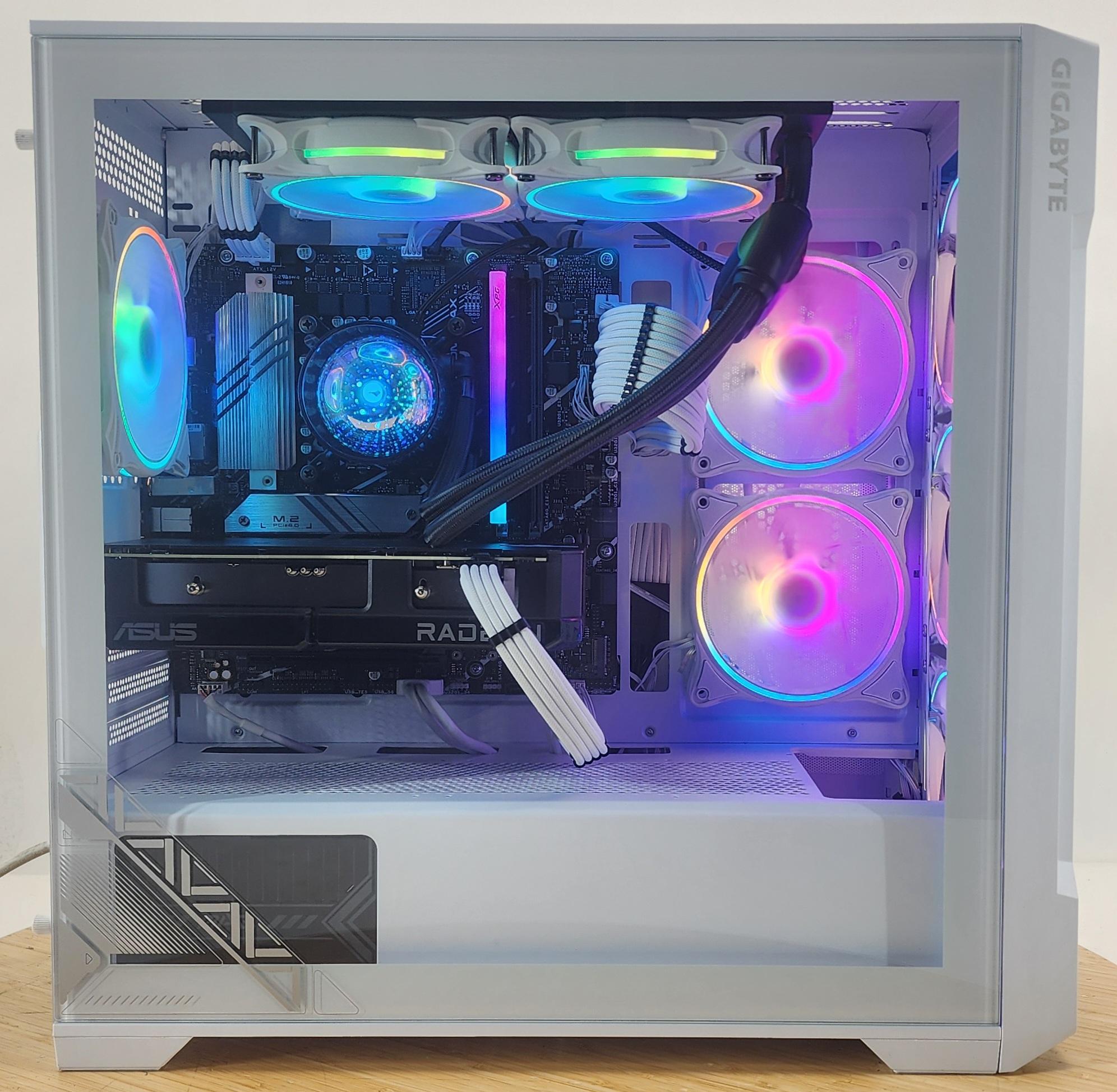 Gaming PC i5-14400F 16GB RAM 1TB SSD RX 7600 XT 16GB Windows 11 Computer