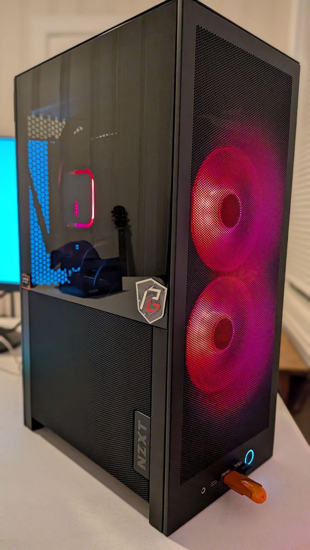 New NZXT H2 Flow Mini PC Custom Build TechBAWSE Teeny Tower AMD/RTX 5070