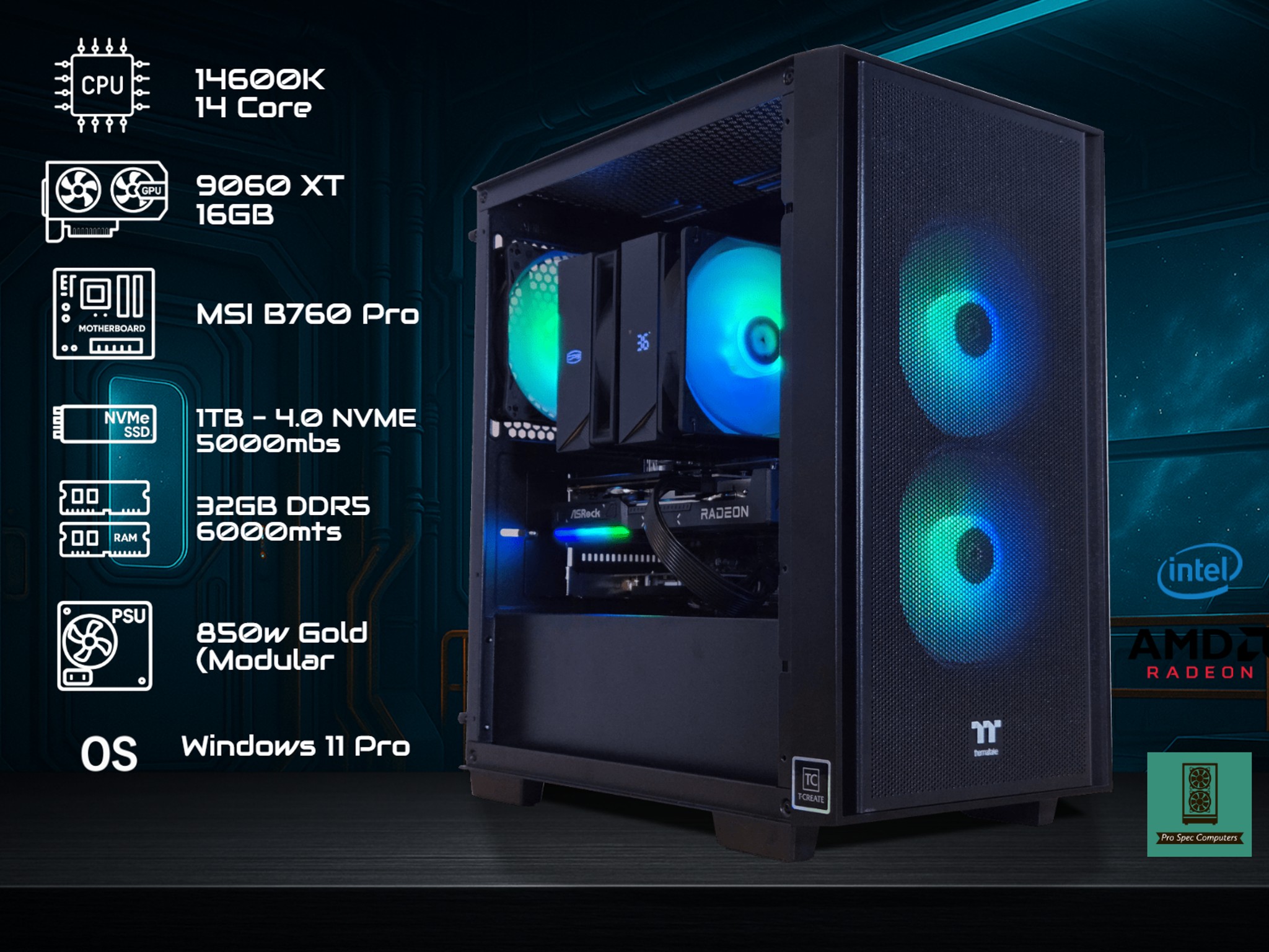 The Creator - Quality editing / streaming / gaming PC