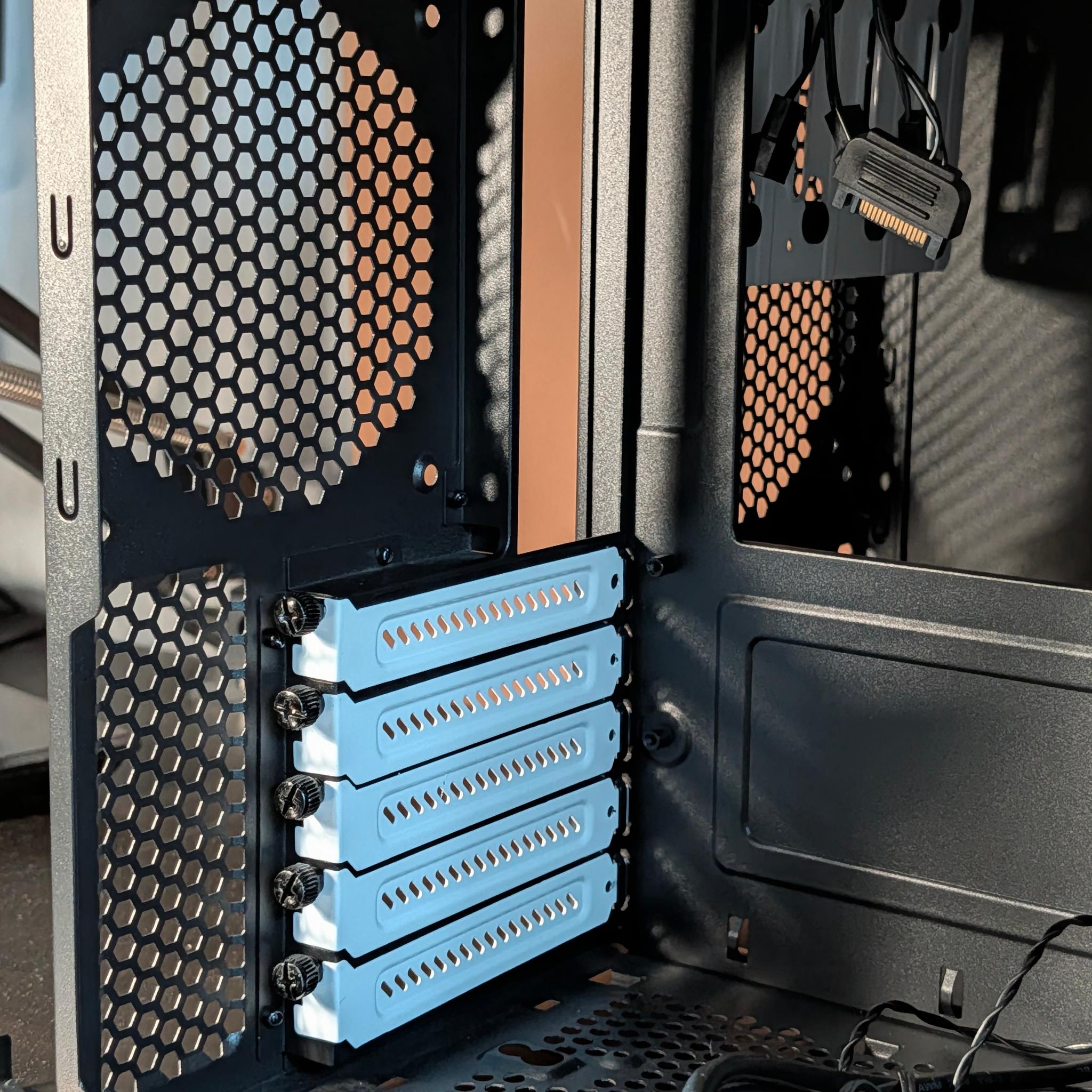 Fractal Design Node 804 Black Aluminum Micro ATX Cube Computer Case 8 Drives