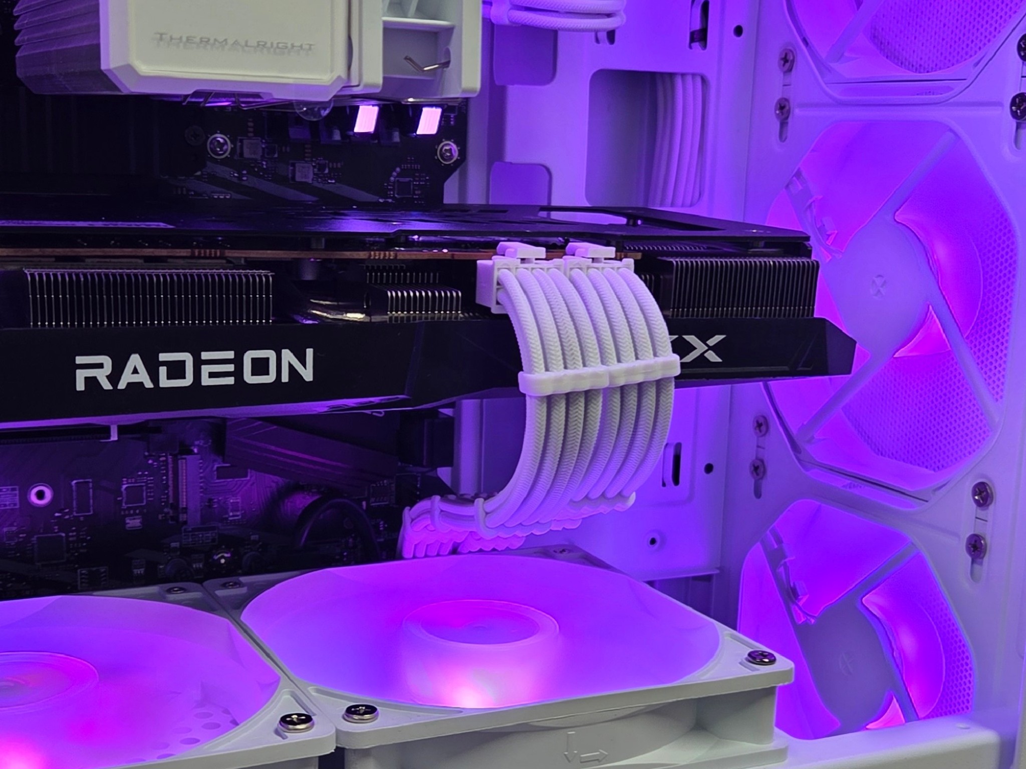 ❄️ UDGX Snowveil Shade — Ryzen 5 • RX 6700 10GB — 1080p/1440p White RGB Gaming PC