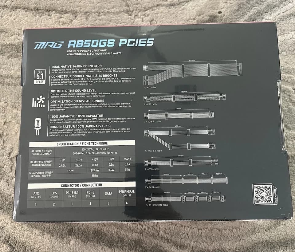 MSI Vanguard Launch Edition 5070Ti AND MSI 850 Watt PSU!!!