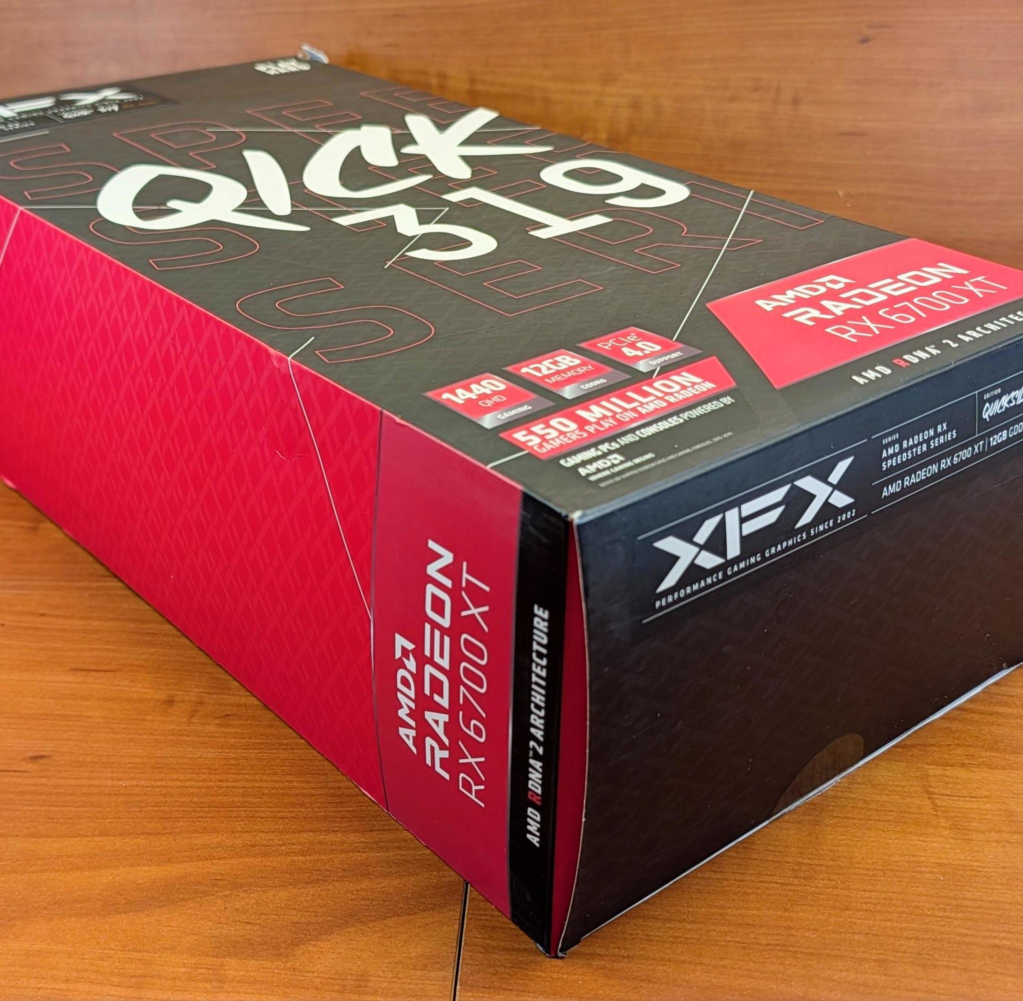 XFX Speedster QICK 319 BLACK RX 6700 XT Graphics Card GPU