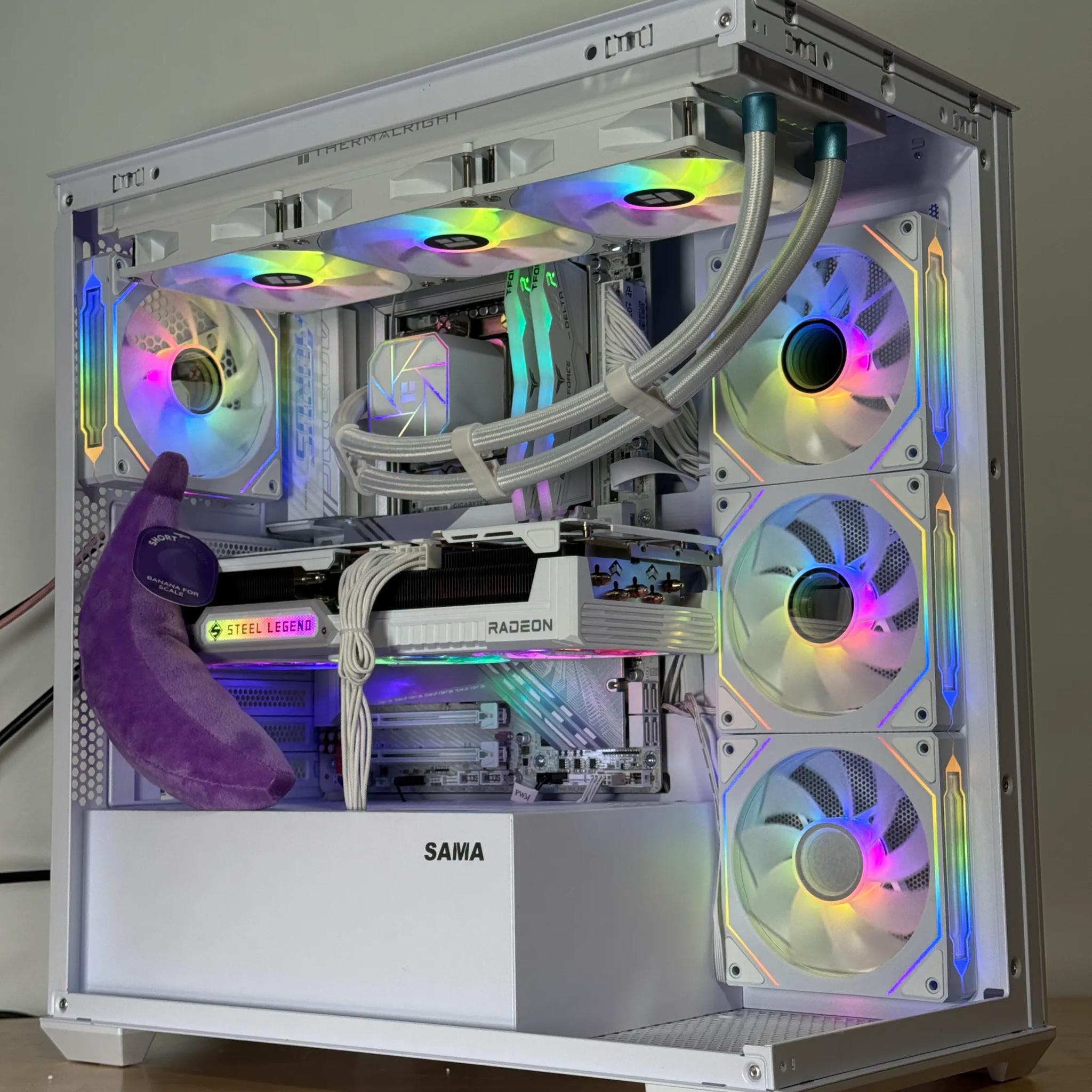 AMD RX 9070XT Intel Core Ultra 7 265k Gaming PC
