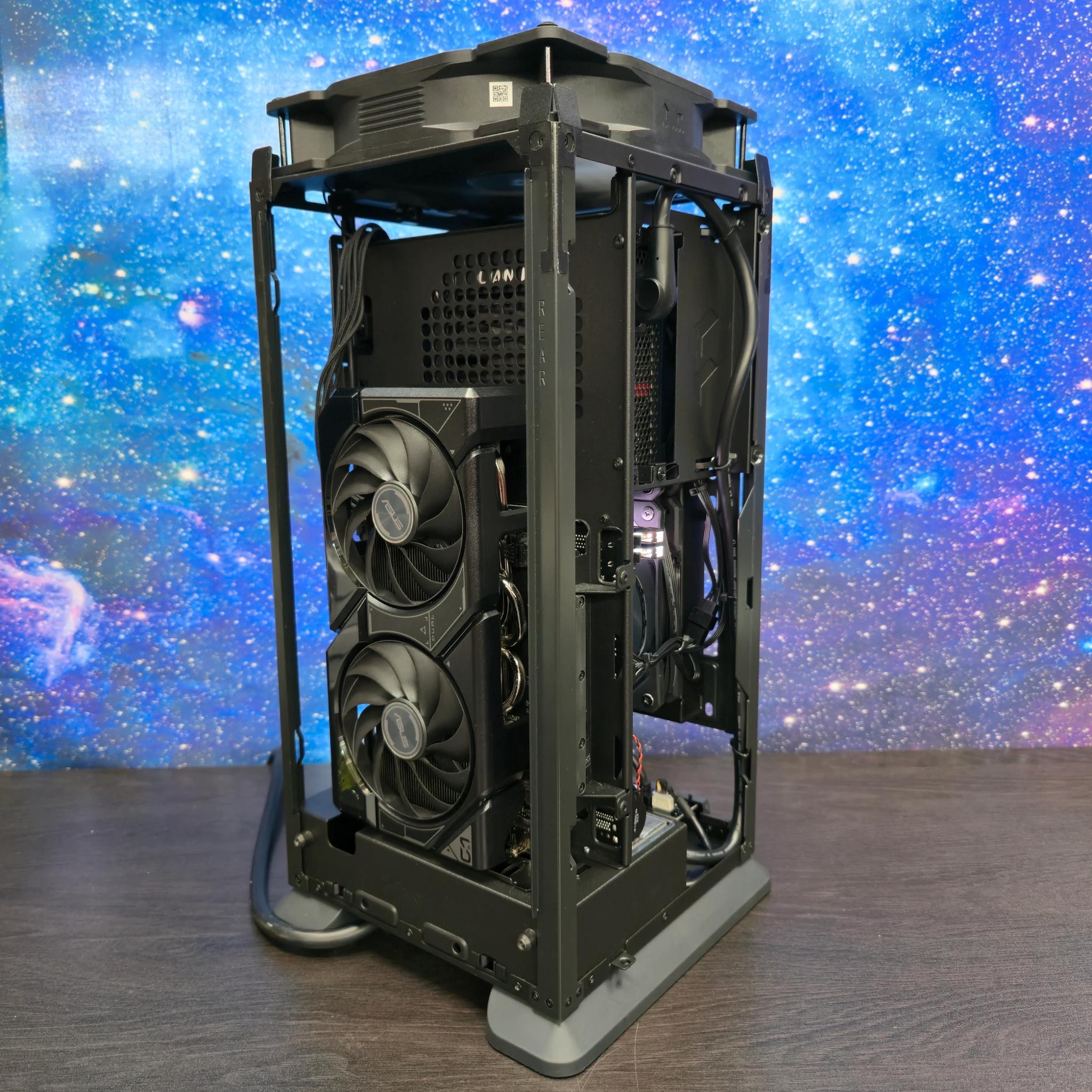 ⚫🚀 CUSTOM SFF PC | RTX 4060 TI | RYZEN 5 5500 | B550 ITX | 16GB RAM | 1TB M.2 SSD | 750W PSU | 🚀⚫