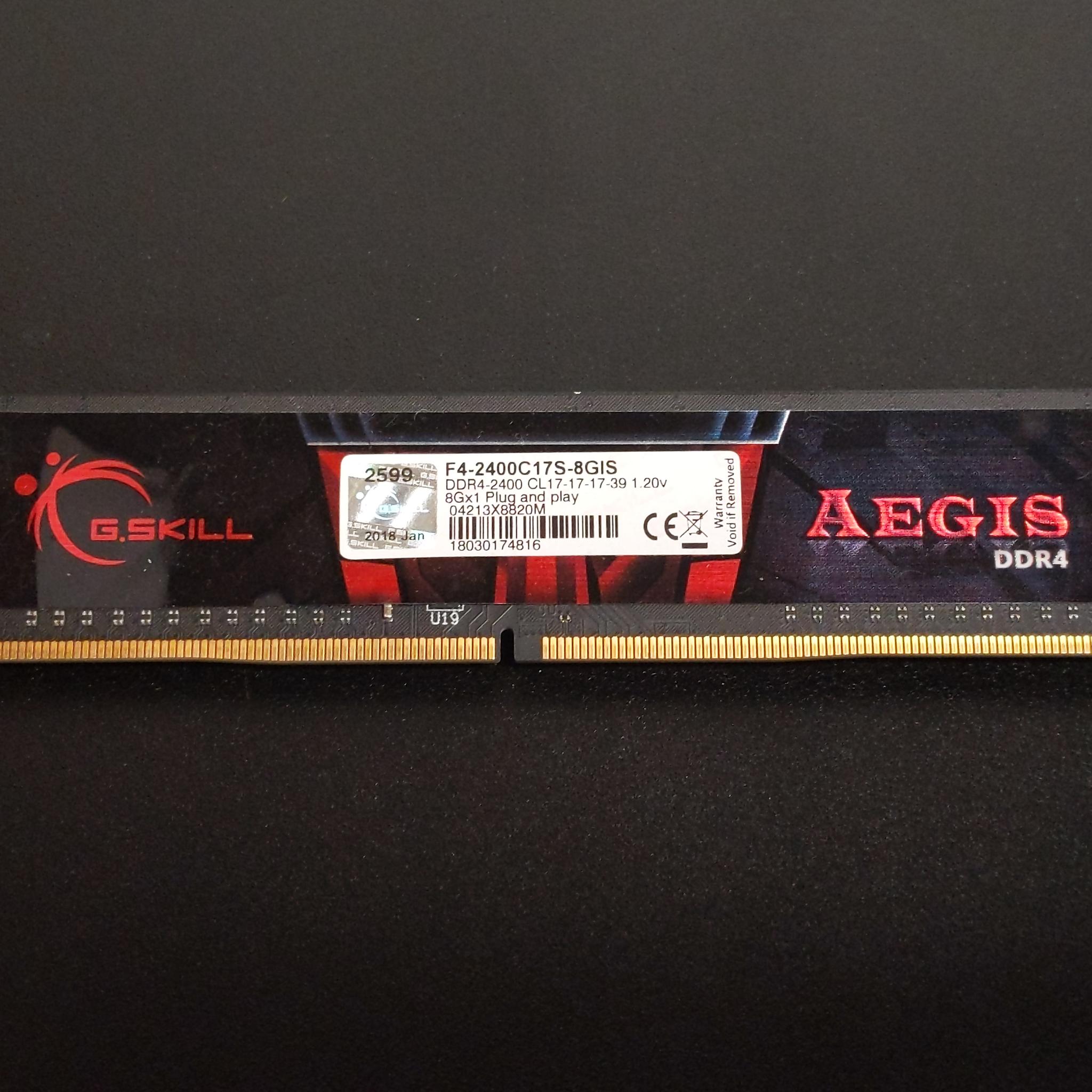 DDR4-2400 8GB G.Skill Aegis RAM