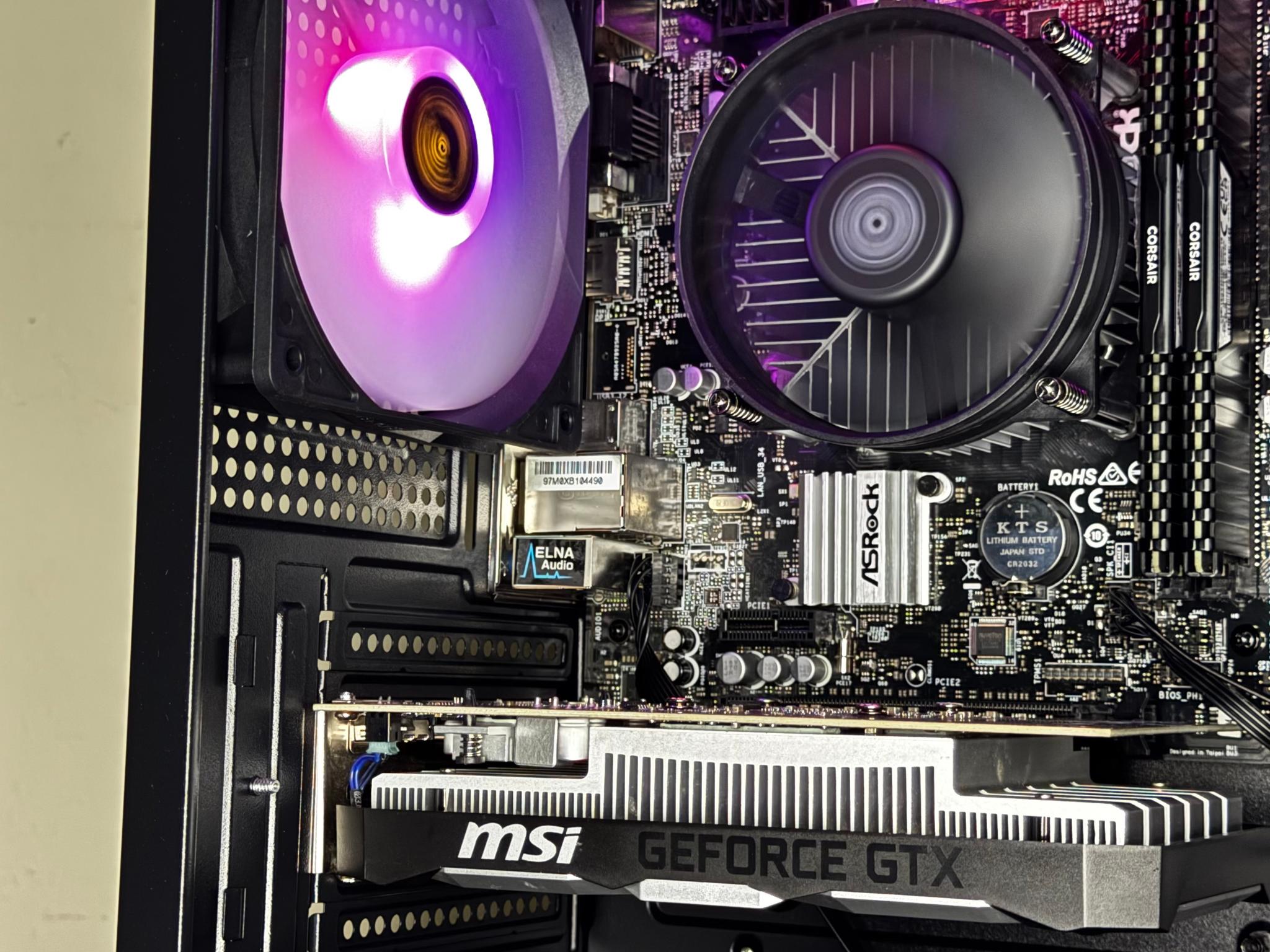 1080p Gaming PC | Intel i3-9100F | GTX 1650 4GB | 16GB RAM | 1TB HDD + 256GB SSD