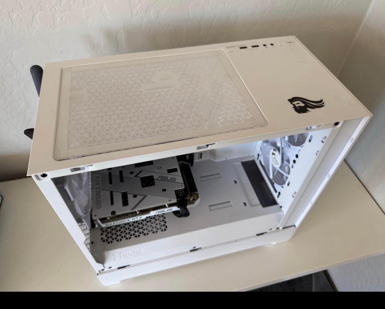 RXT 3060 12GB WHITE + RYZEN 5 5500 GAMING PC