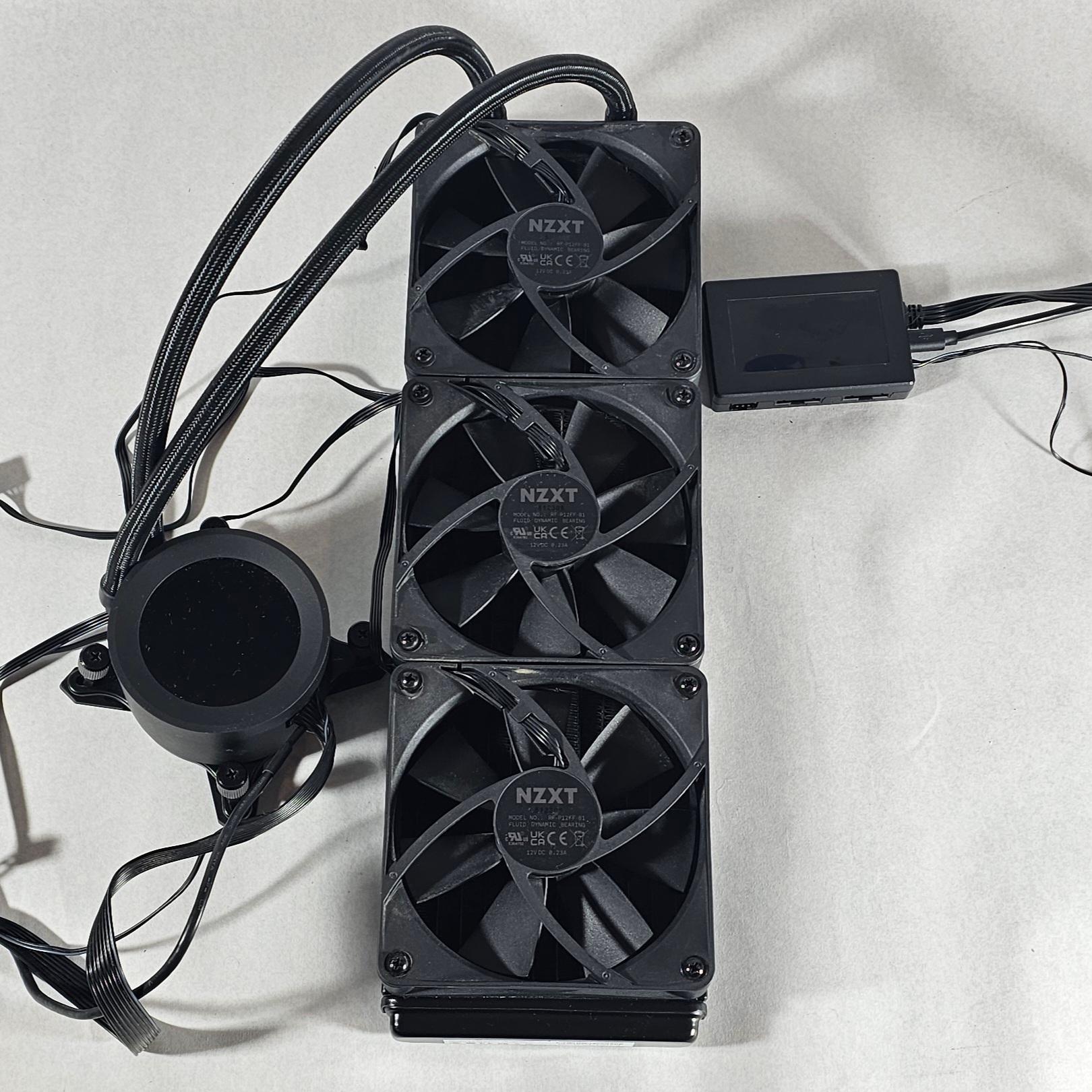 360mm NZXT AIO CPU Liquid Cooler w\ LCD Screen
